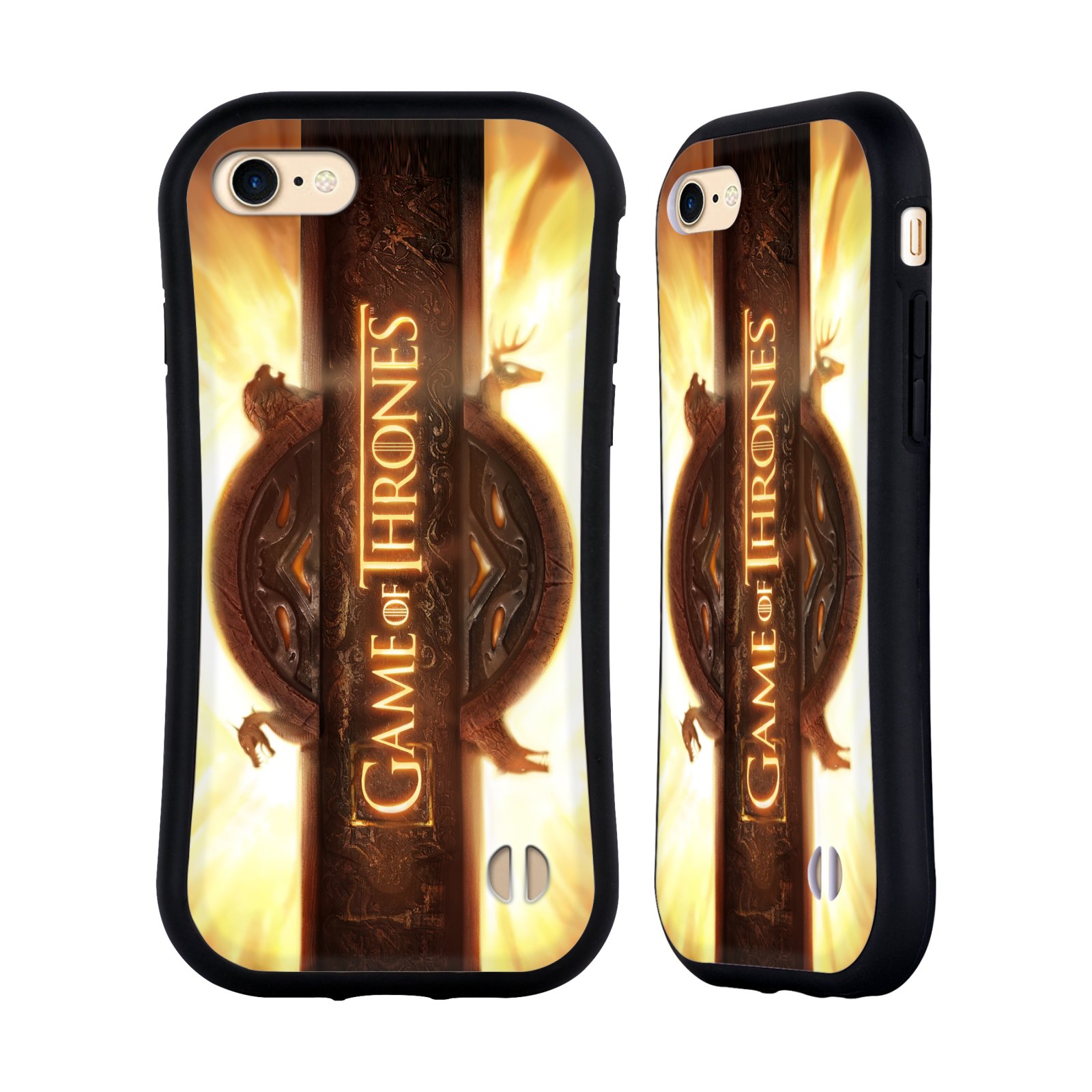 HEAD CASE odolný obal na mobil Apple Iphone 8 oficiální kryt Hra o trůny úvodní motiv oheň