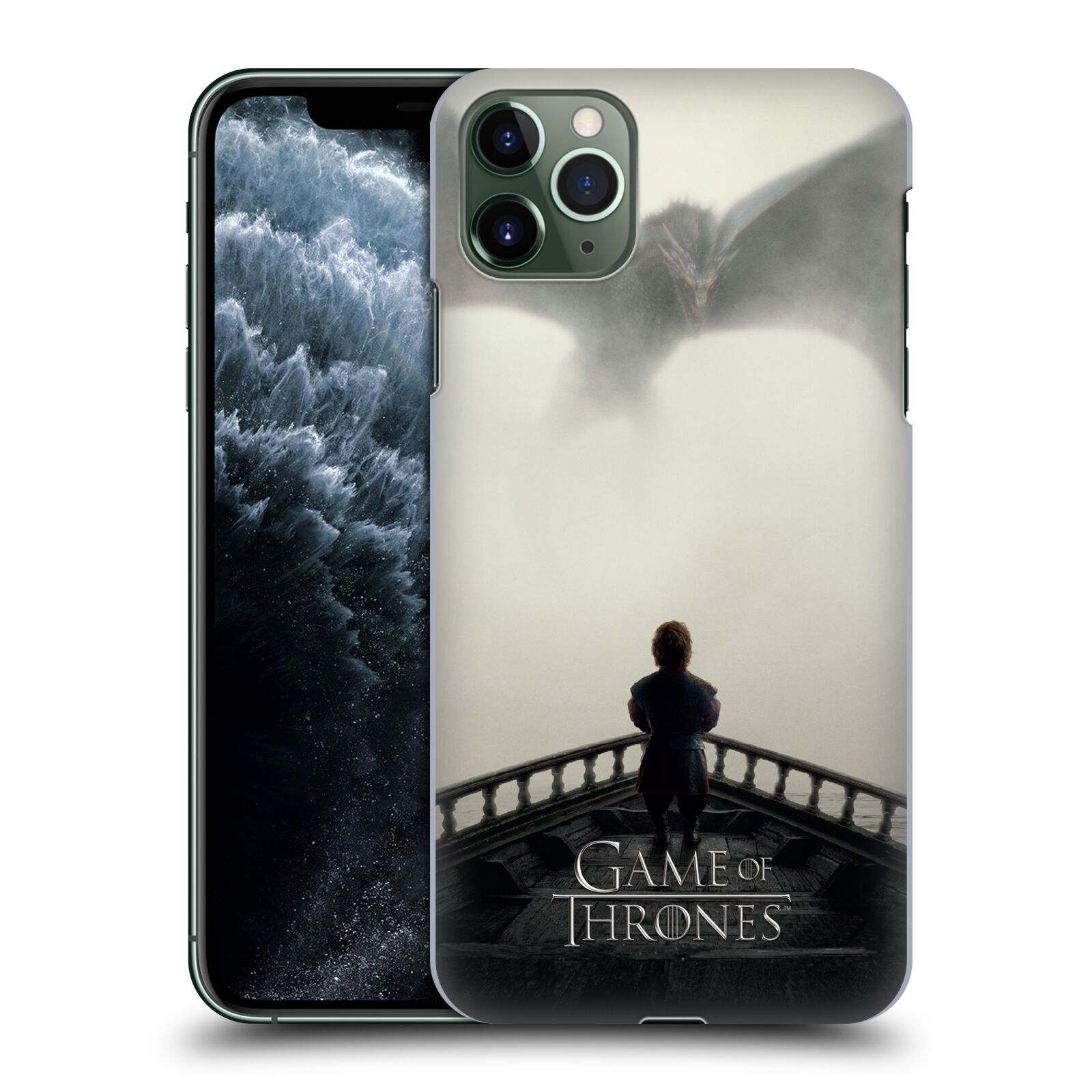 Pouzdro na mobil Apple Iphone 11 PRO MAX - HEAD CASE - oficiální kryt Hra o trůny drak