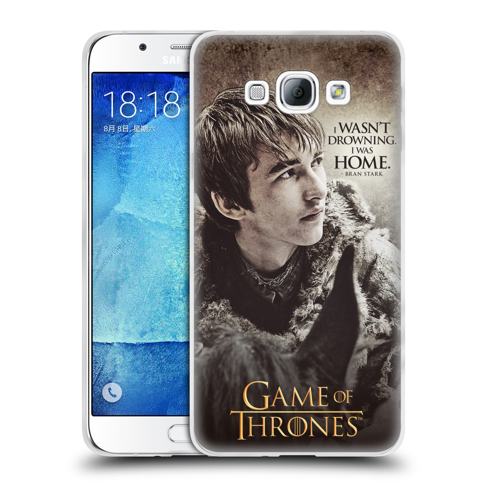 HEAD CASE silikonový obal na mobil Samsung Galaxy A8 2015 oficiální kryt Hra o trůny Bran Stark