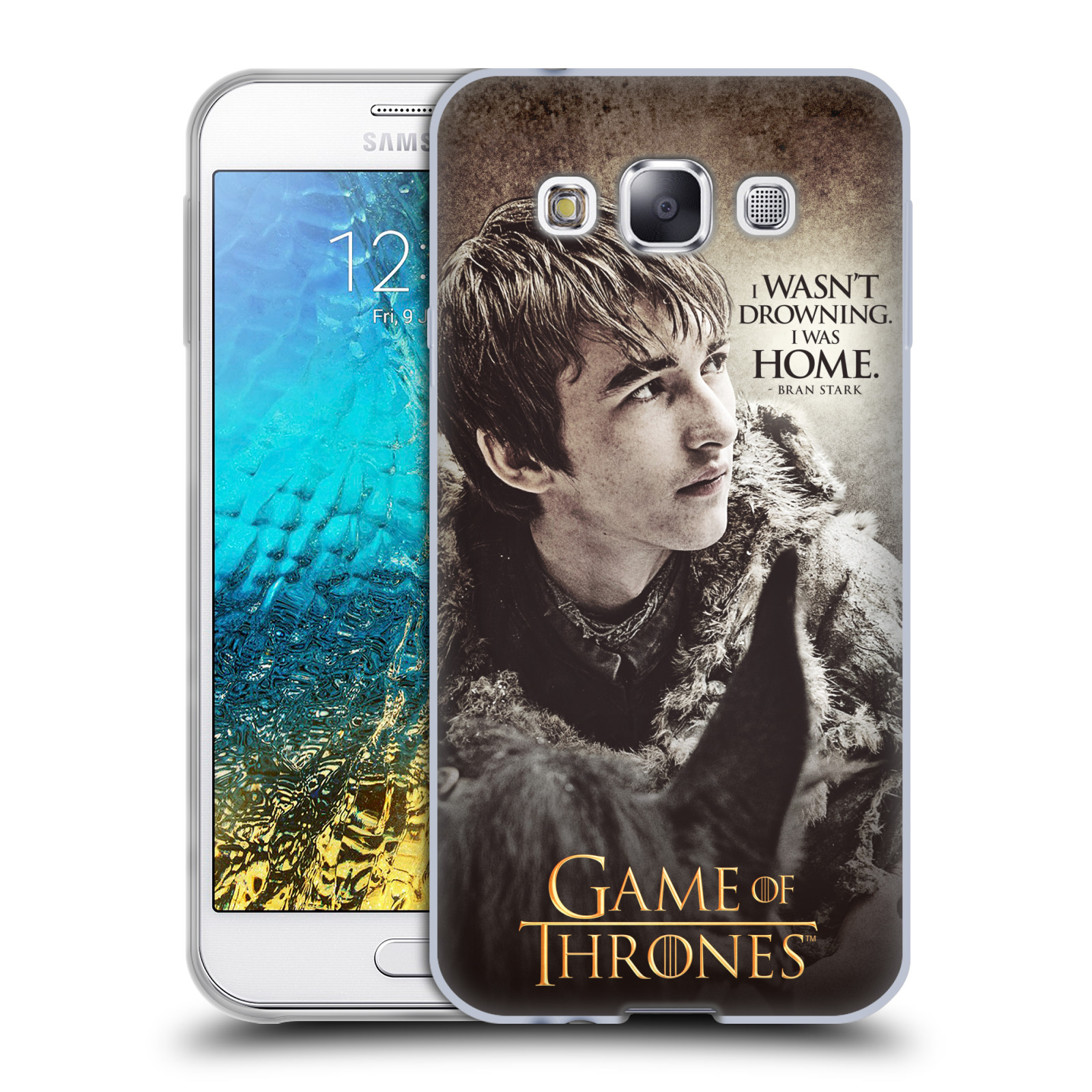 HEAD CASE silikonový obal na mobil Samsung Galaxy E5 oficiální kryt Hra o trůny Bran Stark