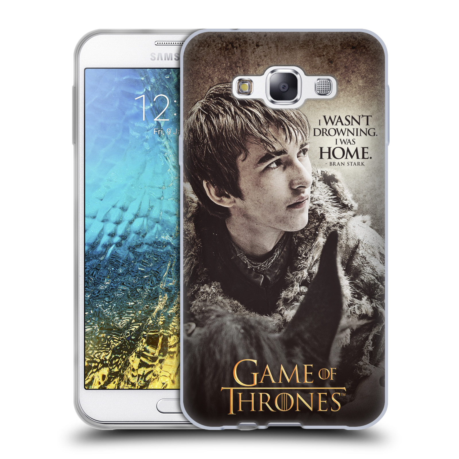 HEAD CASE silikonový obal na mobil Samsung Galaxy E7 oficiální kryt Hra o trůny Bran Stark