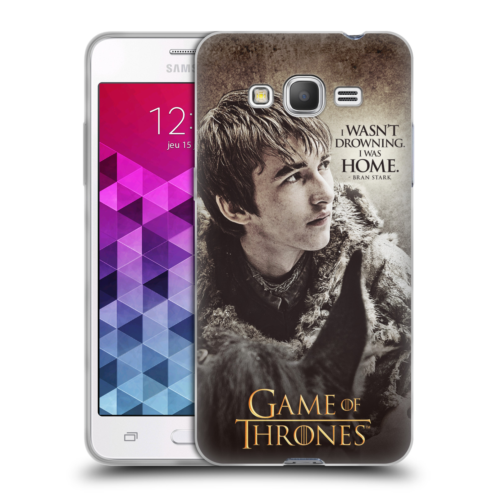 HEAD CASE silikonový obal na mobil Samsung Galaxy Grand Prime oficiální kryt Hra o trůny Bran Stark