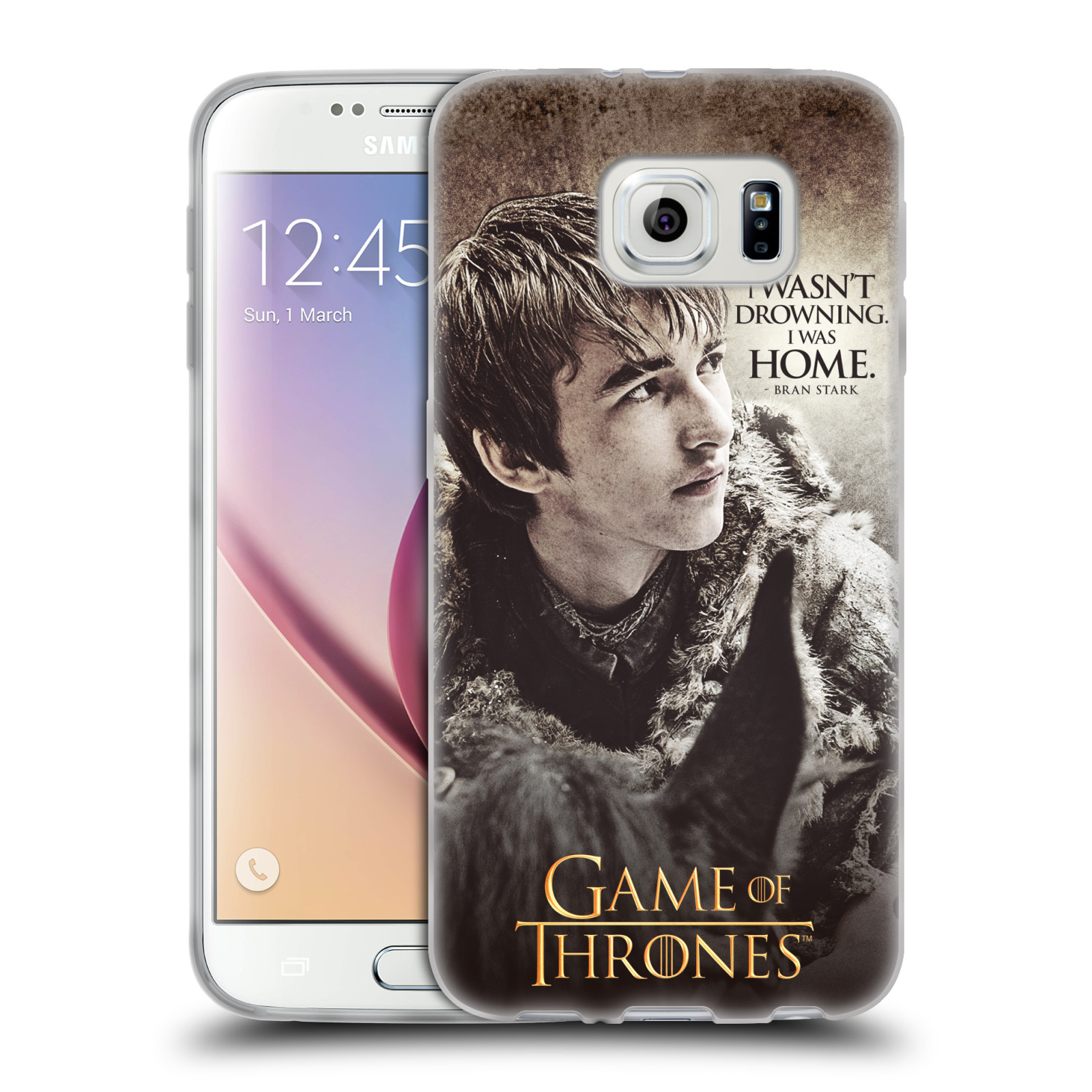HEAD CASE silikonový obal na mobil Samsung Galaxy S6 oficiální kryt Hra o trůny Bran Stark