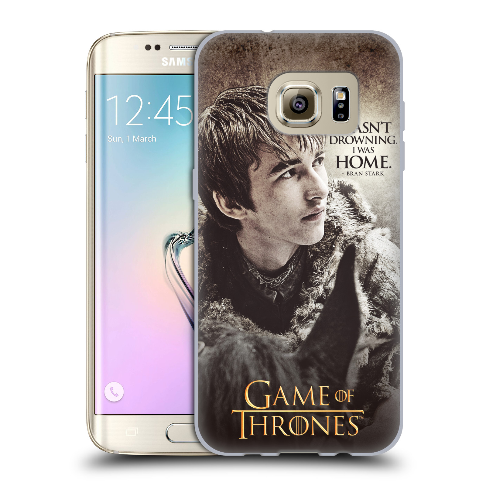 HEAD CASE silikonový obal na mobil Samsung Galaxy S7 EDGE oficiální kryt Hra o trůny Bran Stark