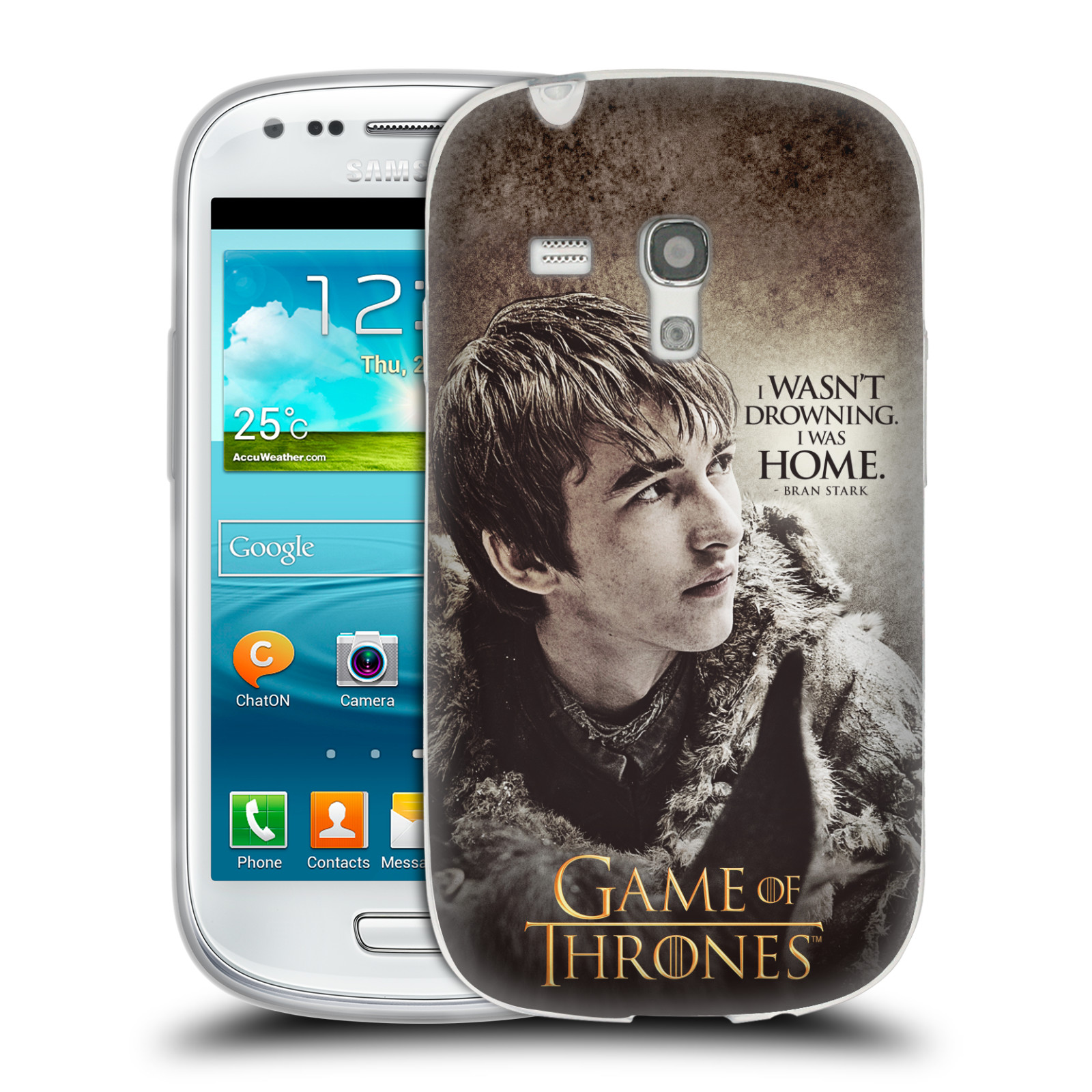 HEAD CASE silikonový obal na mobil Samsung Galaxy S3 MINI oficiální kryt Hra o trůny Bran Stark