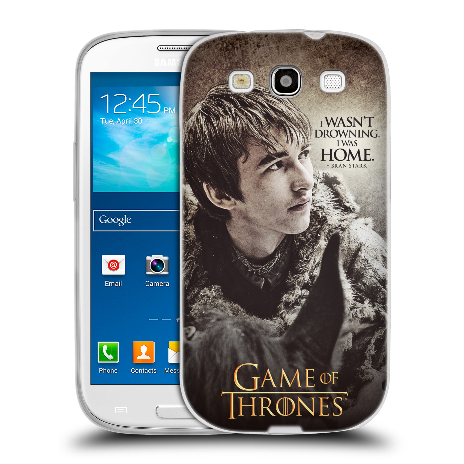 HEAD CASE silikonový obal na mobil Samsung Galaxy S3 oficiální kryt Hra o trůny Bran Stark