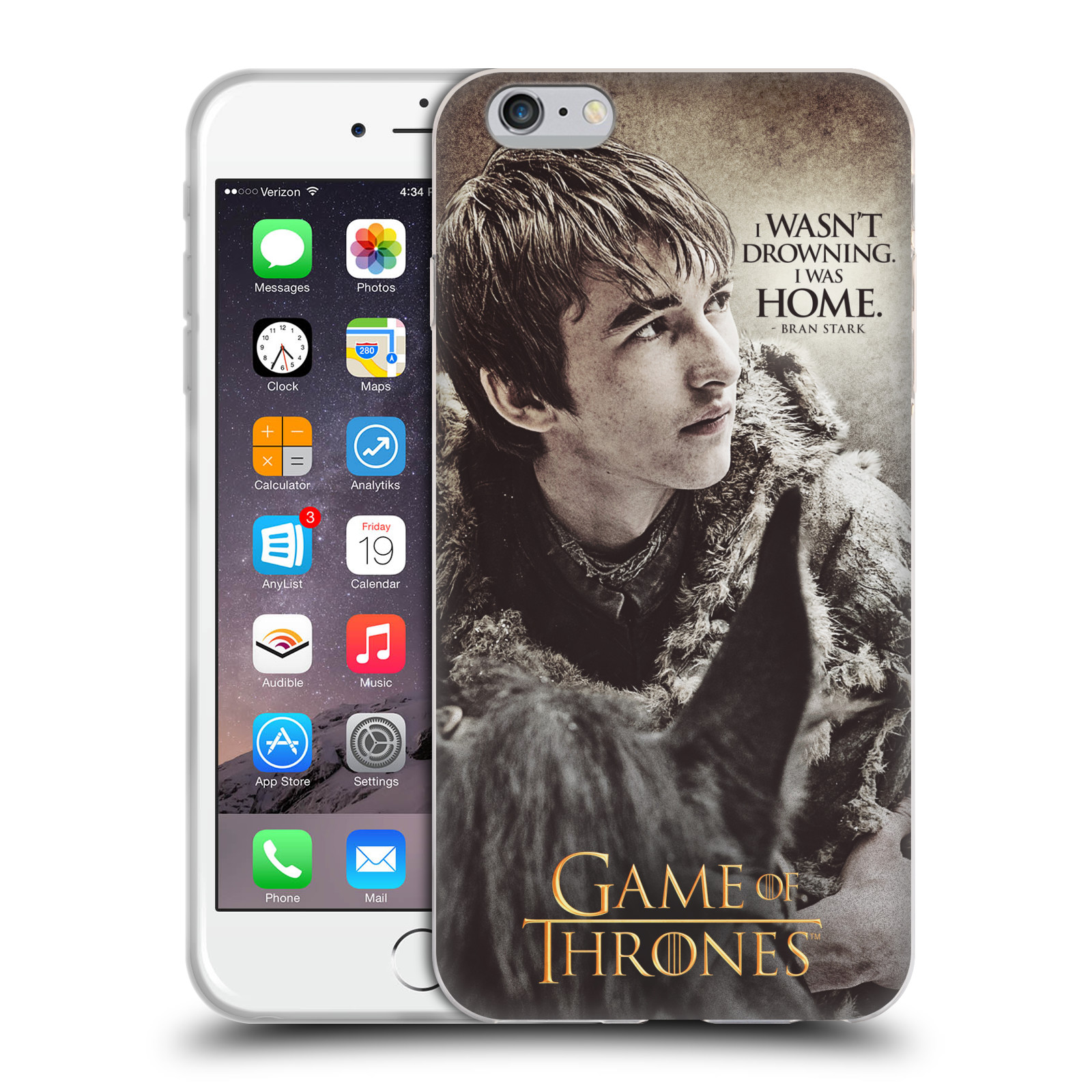 HEAD CASE silikonový obal na mobil Apple Iphone 6/6S PLUS oficiální kryt Hra o trůny Bran Stark