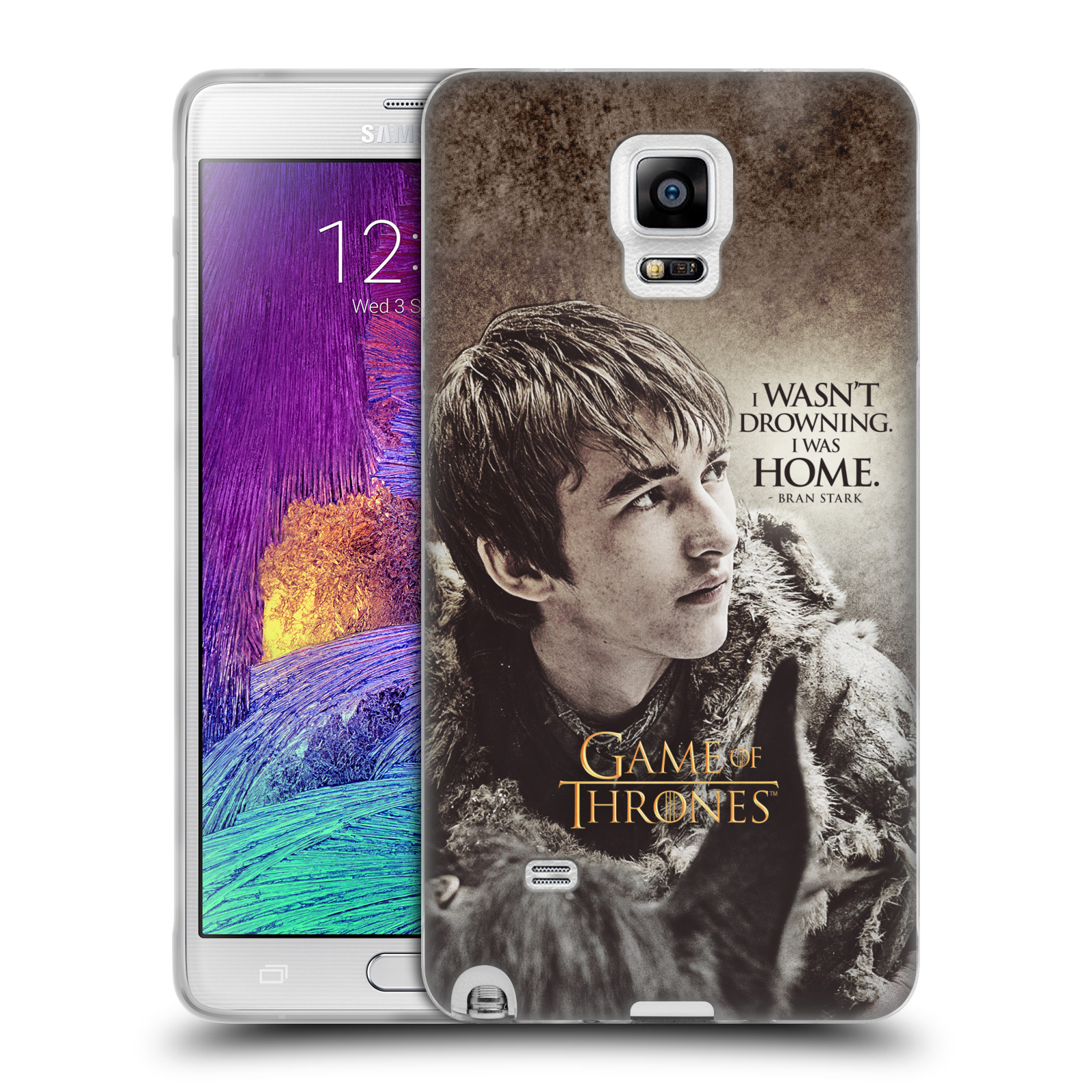 HEAD CASE silikonový obal na mobil Samsung Galaxy Note 4 oficiální kryt Hra o trůny Bran Stark