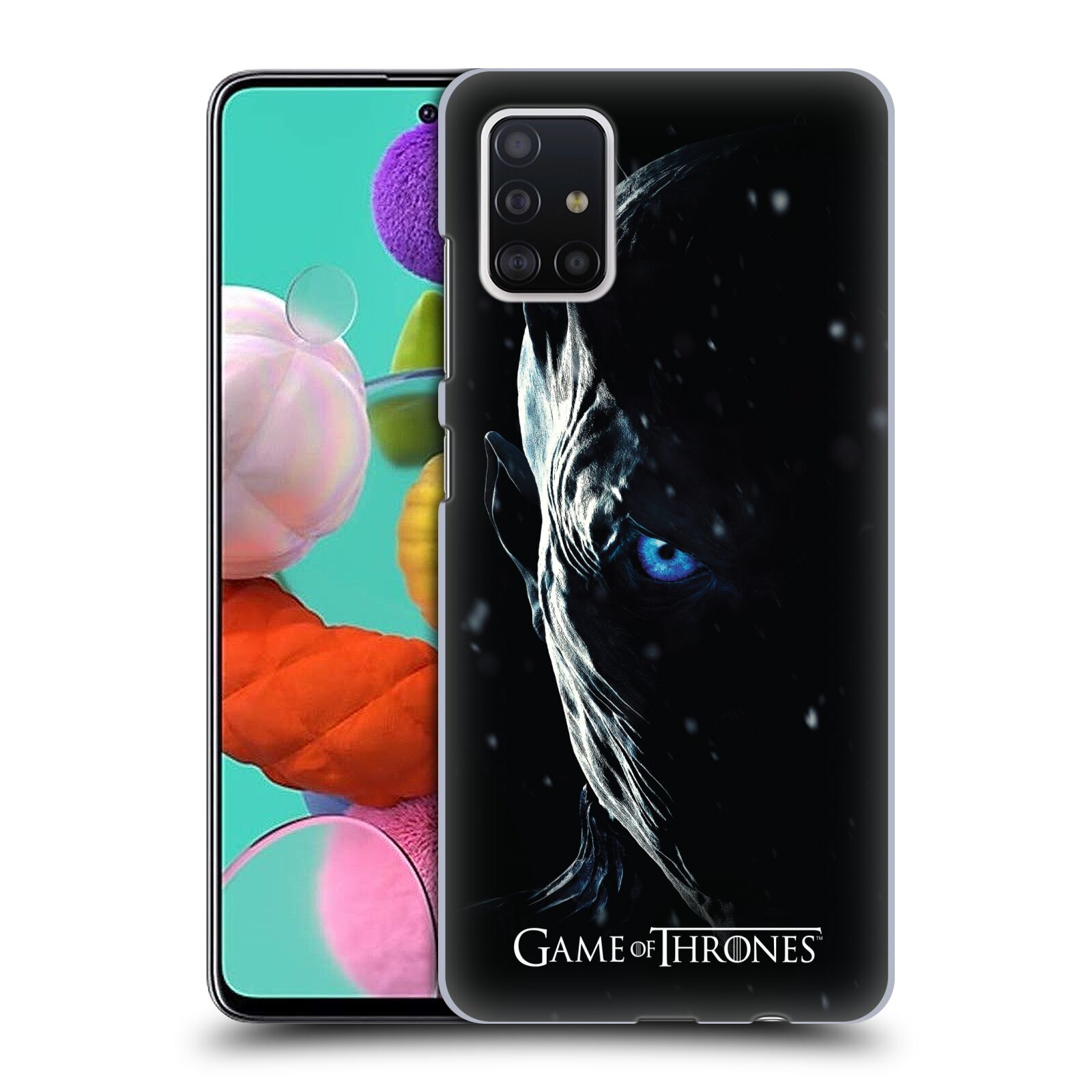 Pouzdro na mobil Samsung Galaxy A51 - HEAD CASE - oficiální kryt Hra o trůny Noční král (7 série)