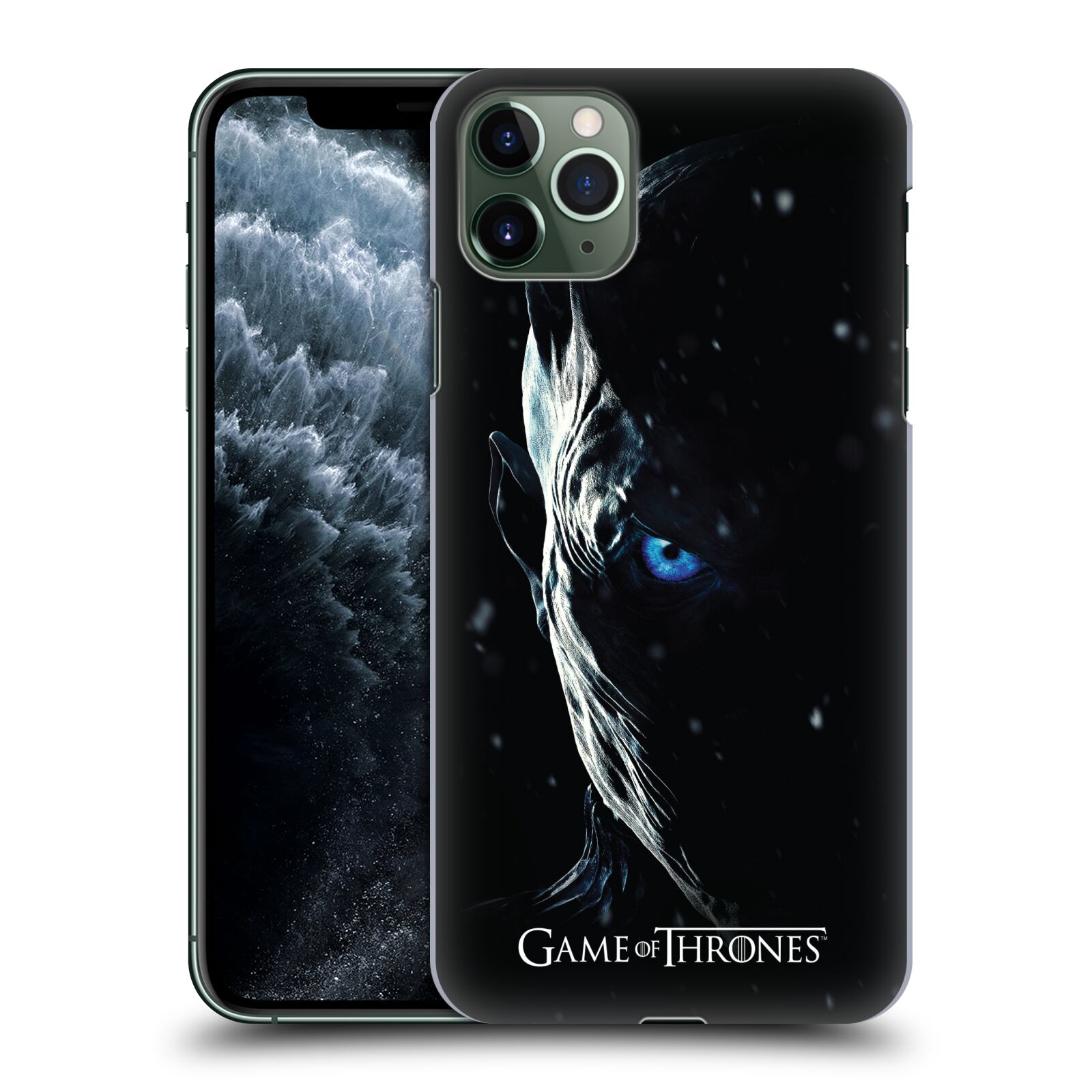 Pouzdro na mobil Apple Iphone 11 PRO MAX - HEAD CASE - oficiální kryt Hra o trůny Noční král (7 série)
