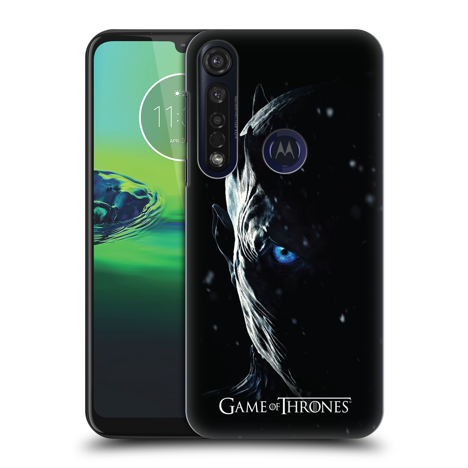 Pouzdro na mobil Motorola Moto G8 PLUS - HEAD CASE - oficiální kryt Hra o trůny Noční král (7 série)