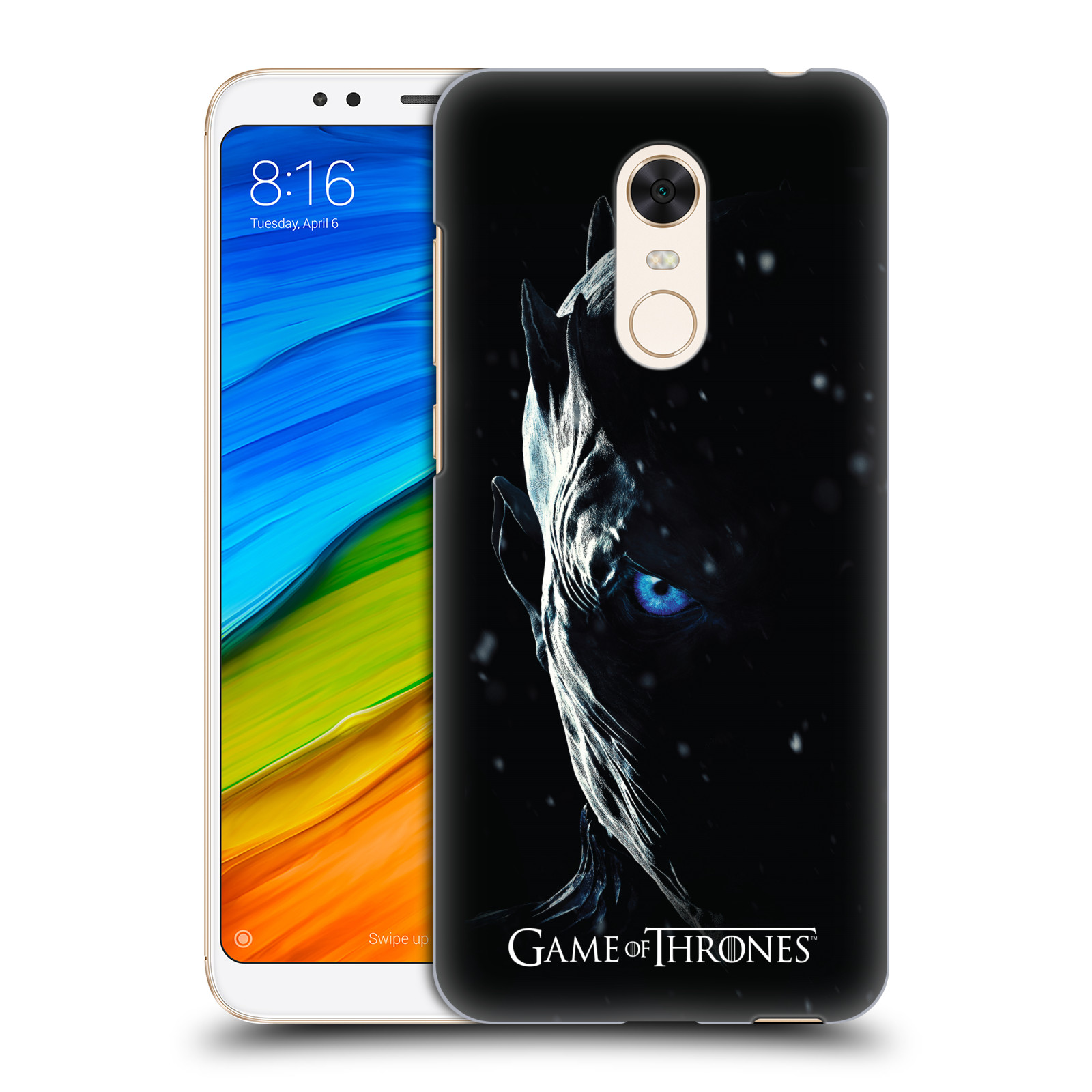 HEAD CASE plastový obal na mobil Xiaomi Redmi 5 PLUS oficiální kryt Hra o trůny Noční král (7 série)