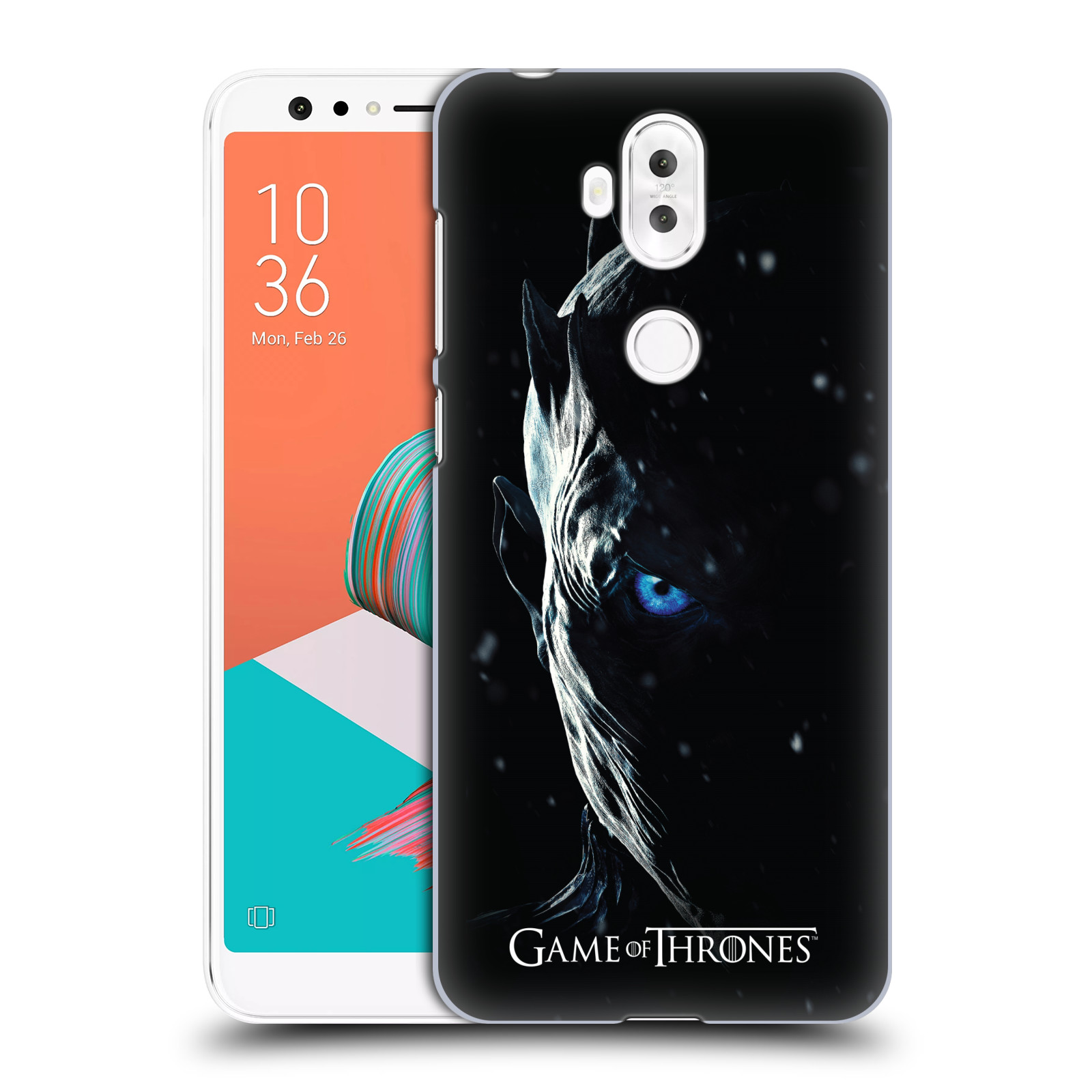 HEAD CASE plastový obal na mobil Asus Zenfone 5 LITE ZC600KL oficiální kryt Hra o trůny Noční král (7 série)