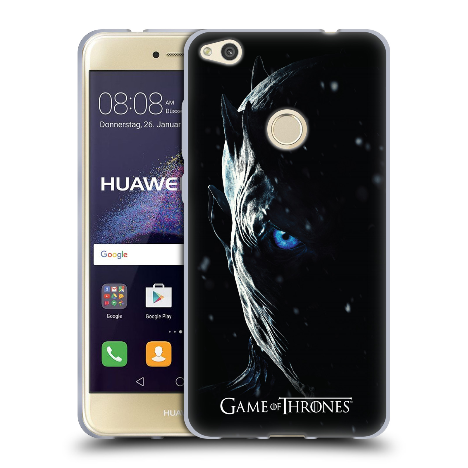 HEAD CASE silikonový obal na mobil Huawei P9 LITE 2017 / P9 LITE 2017 DUAL SIM oficiální kryt Hra o trůny Noční král (7 série)
