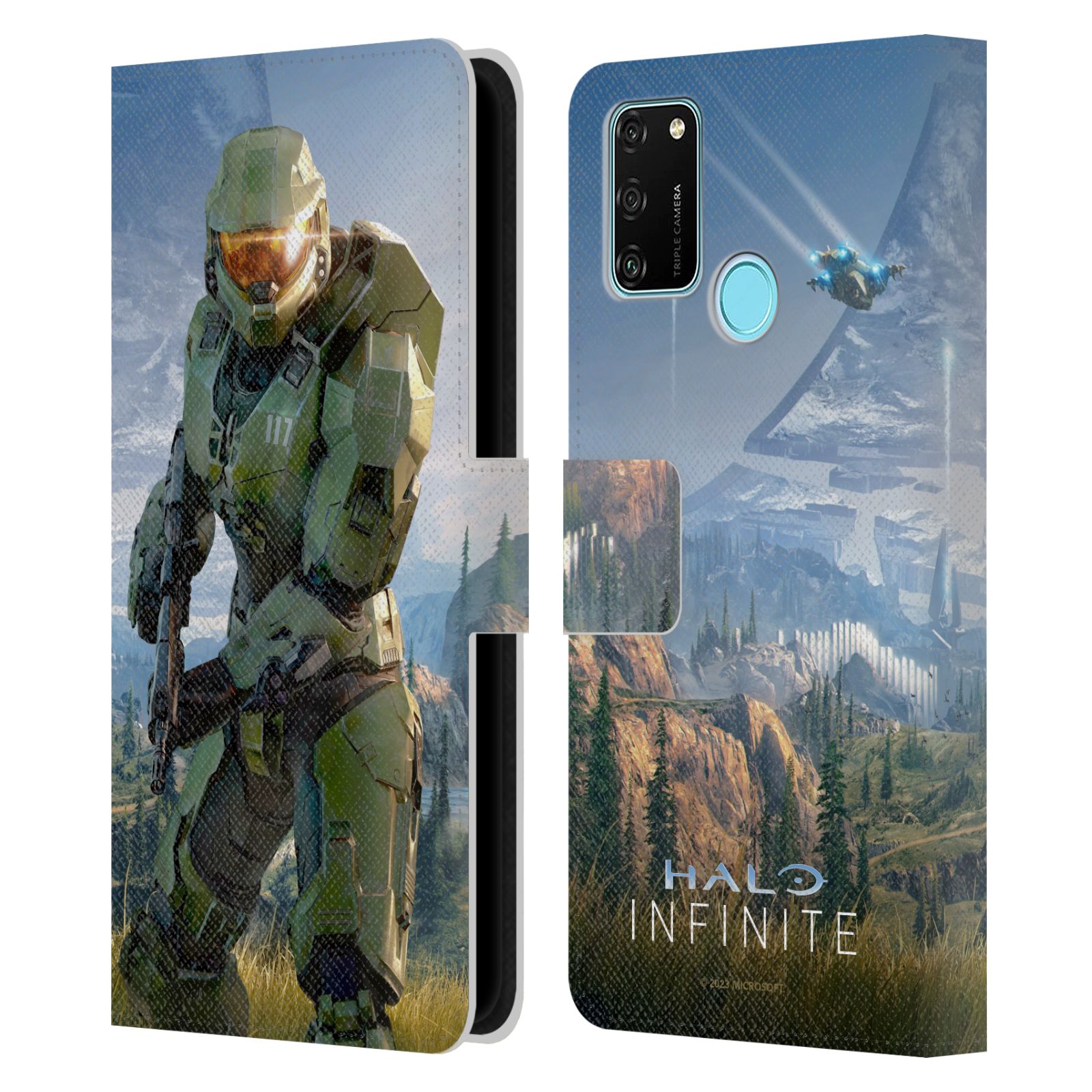 Pouzdro na mobil Honor 9A - HEAD CASE - Halo Infinite - Master Chief