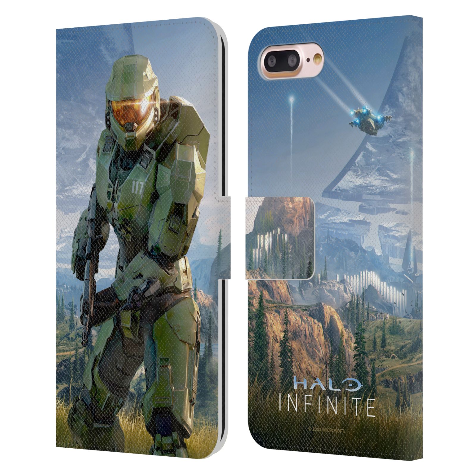 Pouzdro na mobil Apple Iphone 7+/8+ - HEAD CASE - Halo Infinite - Master Chief