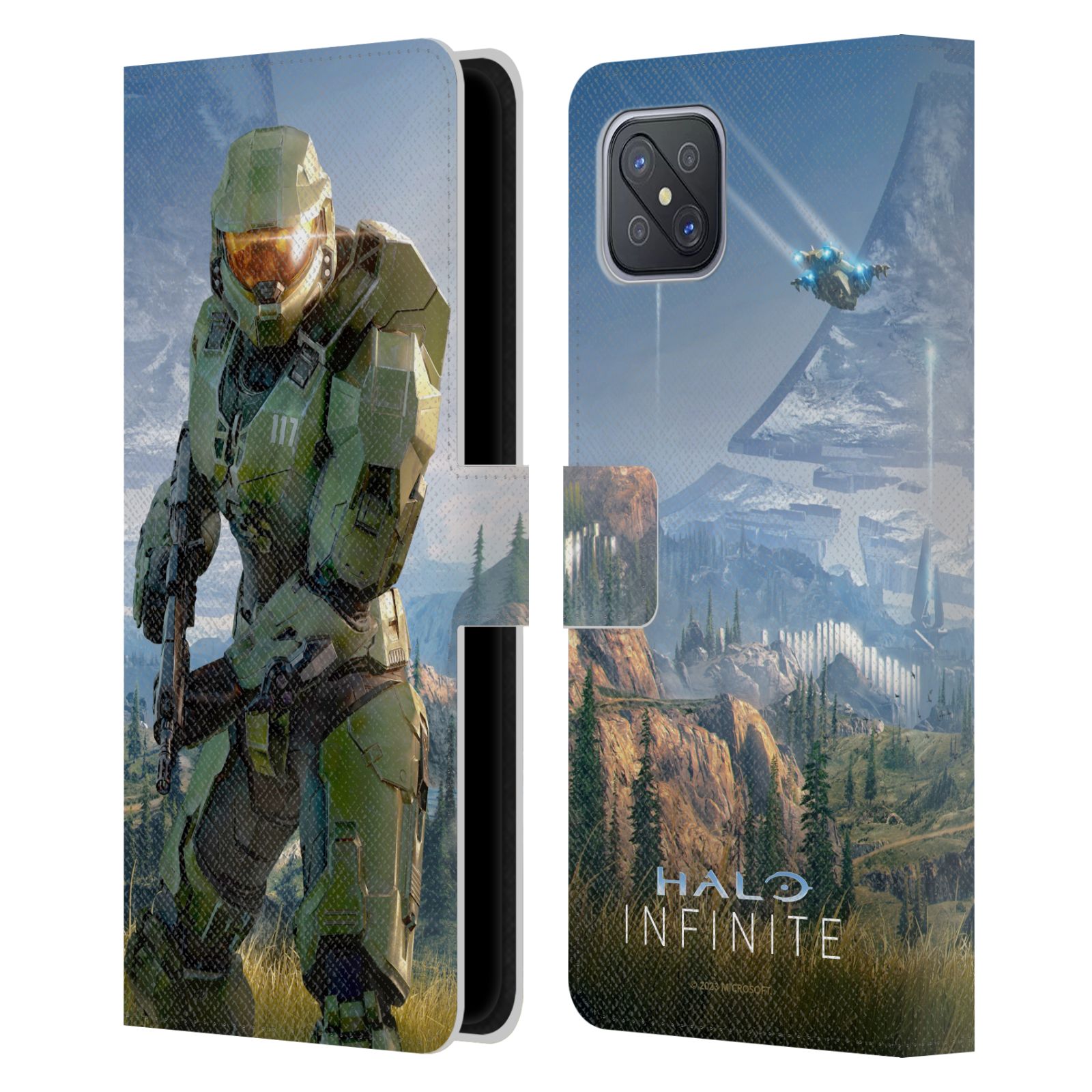 Pouzdro na mobil Oppo A92s - HEAD CASE - Halo Infinite - Master Chief