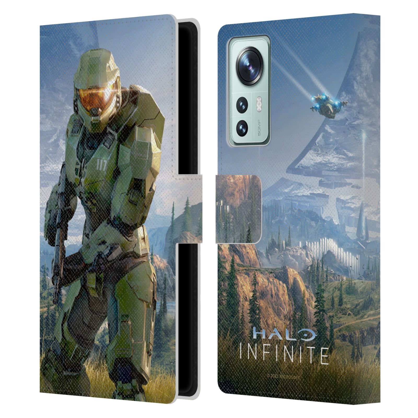 Pouzdro na mobil Xiaomi 12 - HEAD CASE - Halo Infinite - Master Chief