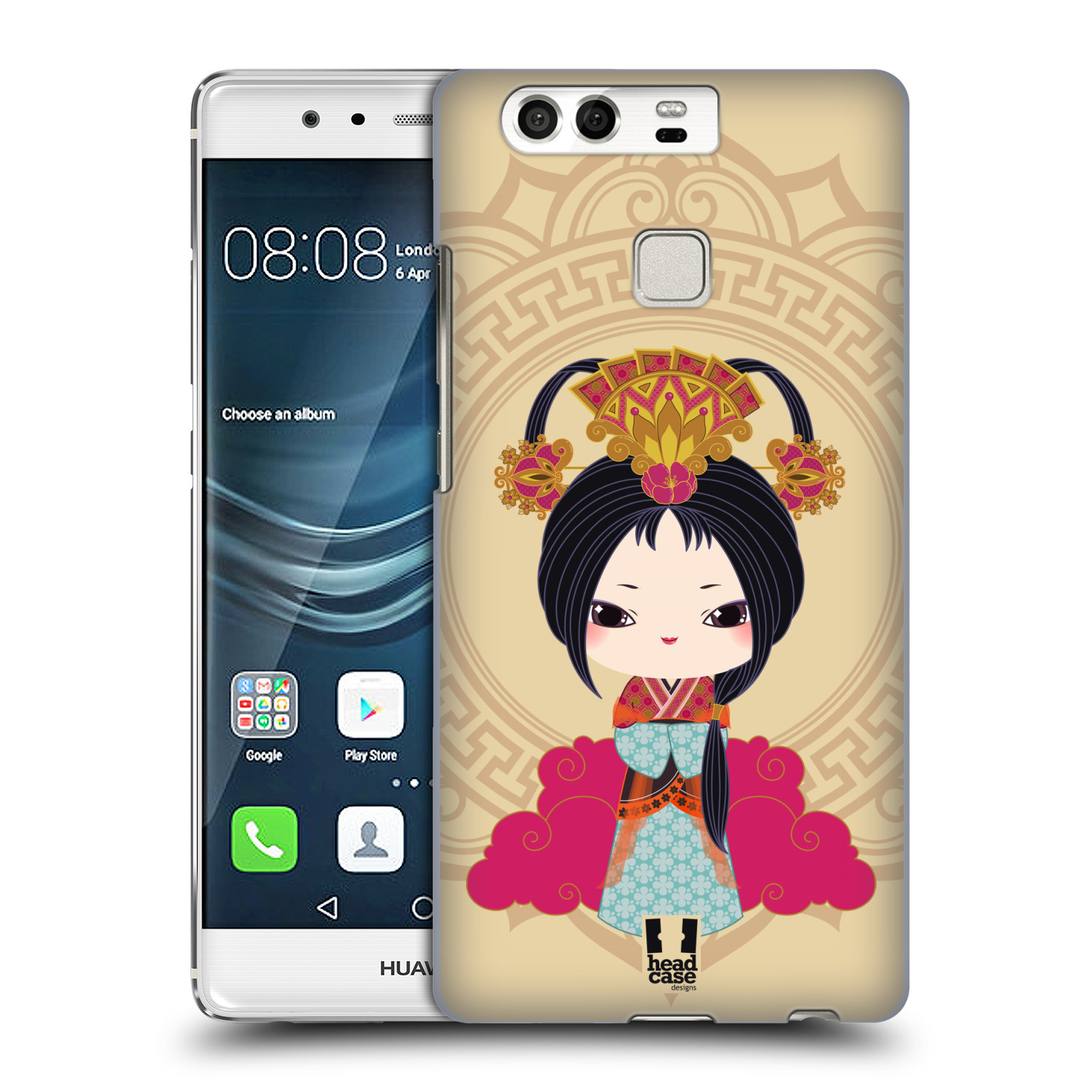 HEAD CASE plastový obal na mobil Huawei P9 / P9 DUAL SIM vzor Hanfu Japonská panenka XIU