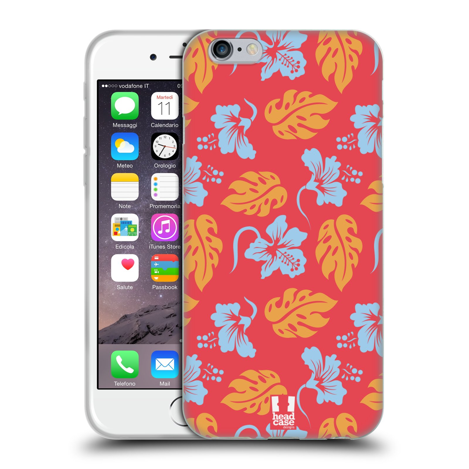 Head Case Designs Hawaiian Patterns Soft Gel Case for Apple iPhone