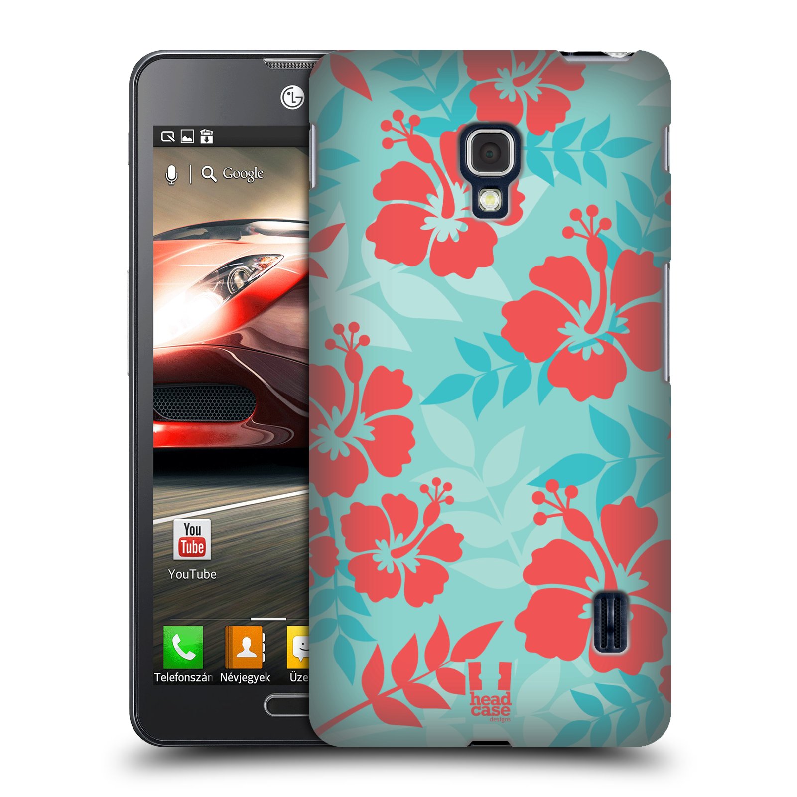 HEAD CASE DESIGNS HAWAIIAN PATTERNS HARD BACK CASE FOR LG PHONES 3