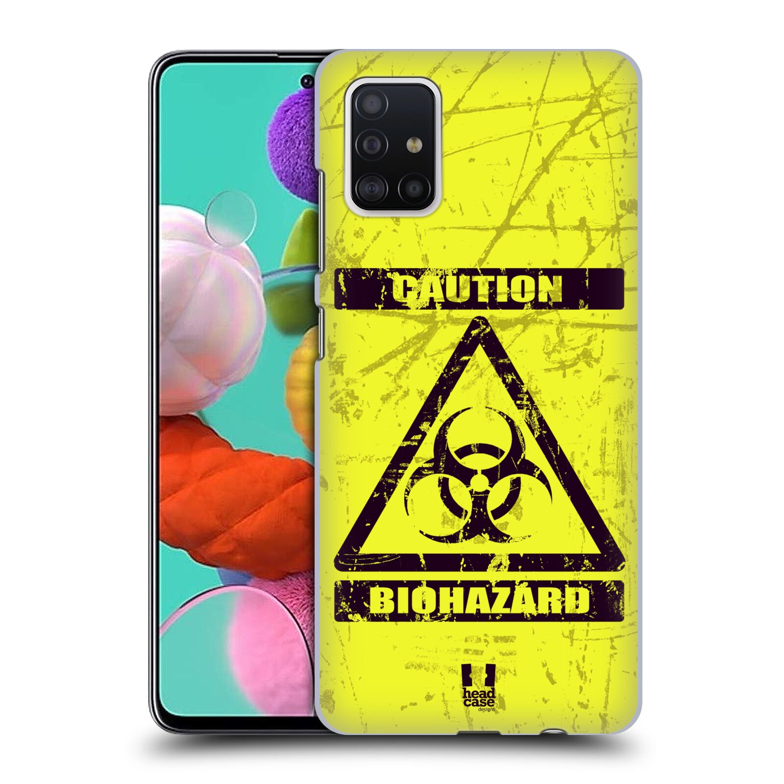 Pouzdro na mobil Samsung Galaxy A51 - HEAD CASE - Biohazard