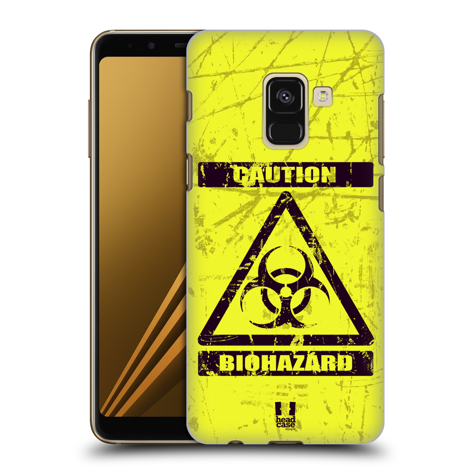 Pouzdro na mobil Samsung Galaxy A8+ 2018, A8 PLUS 2018 - HEAD CASE - Biohazard