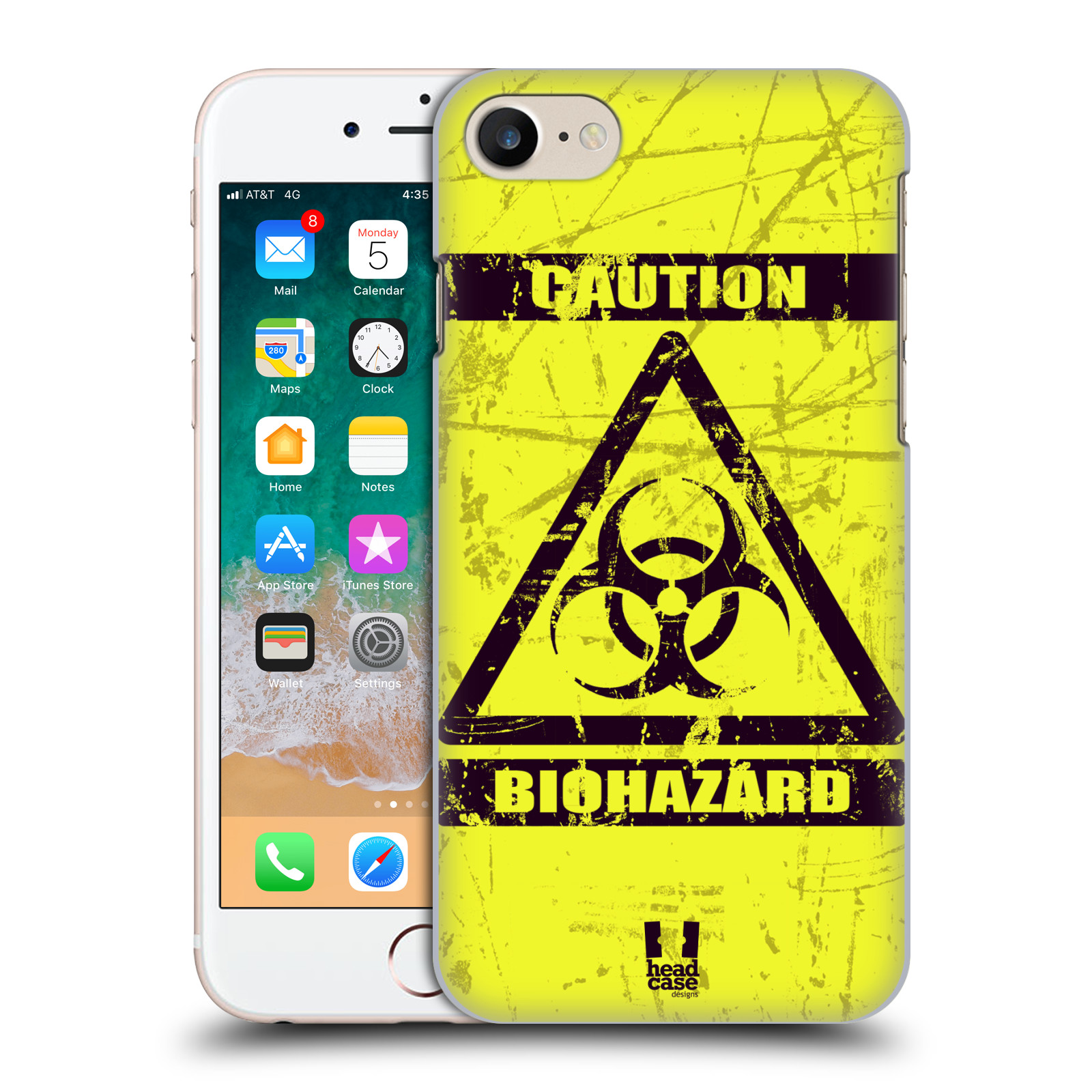Pouzdro na mobil Apple Iphone 7/8 - HEAD CASE - Biohazard