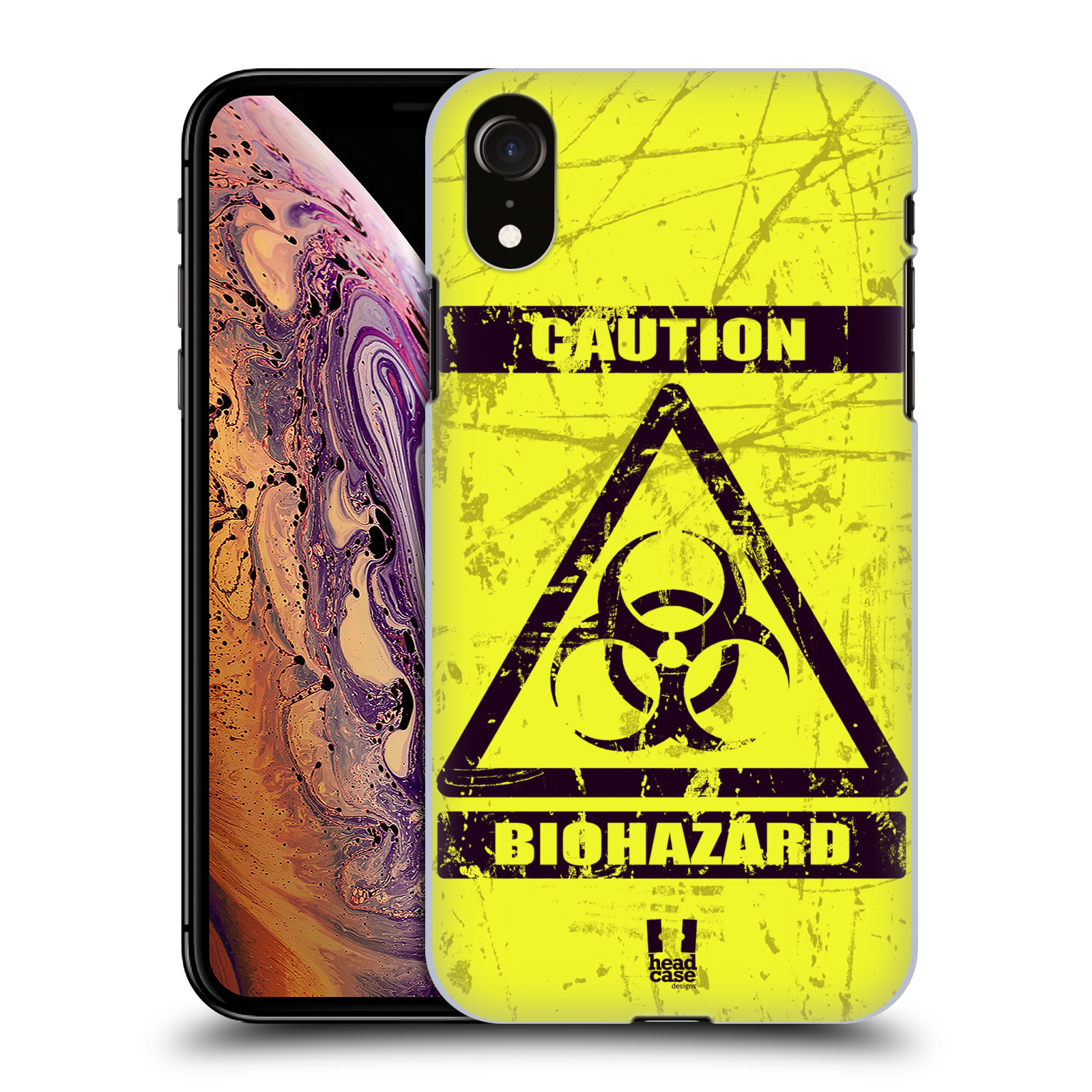 Pouzdro na mobil Apple Iphone XR - HEAD CASE - Biohazard