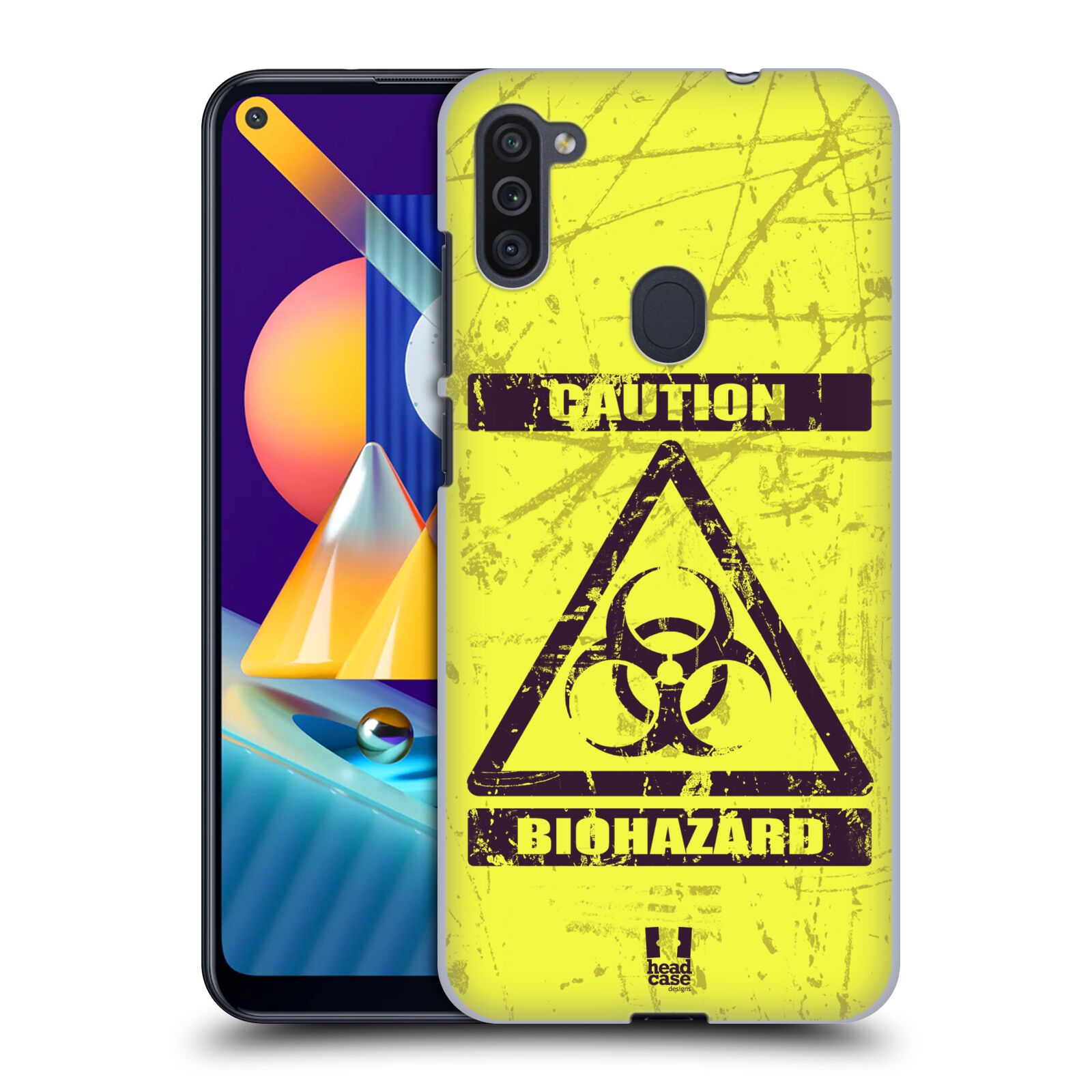 Pouzdro na mobil Samsung Galaxy M11 - HEAD CASE - Biohazard