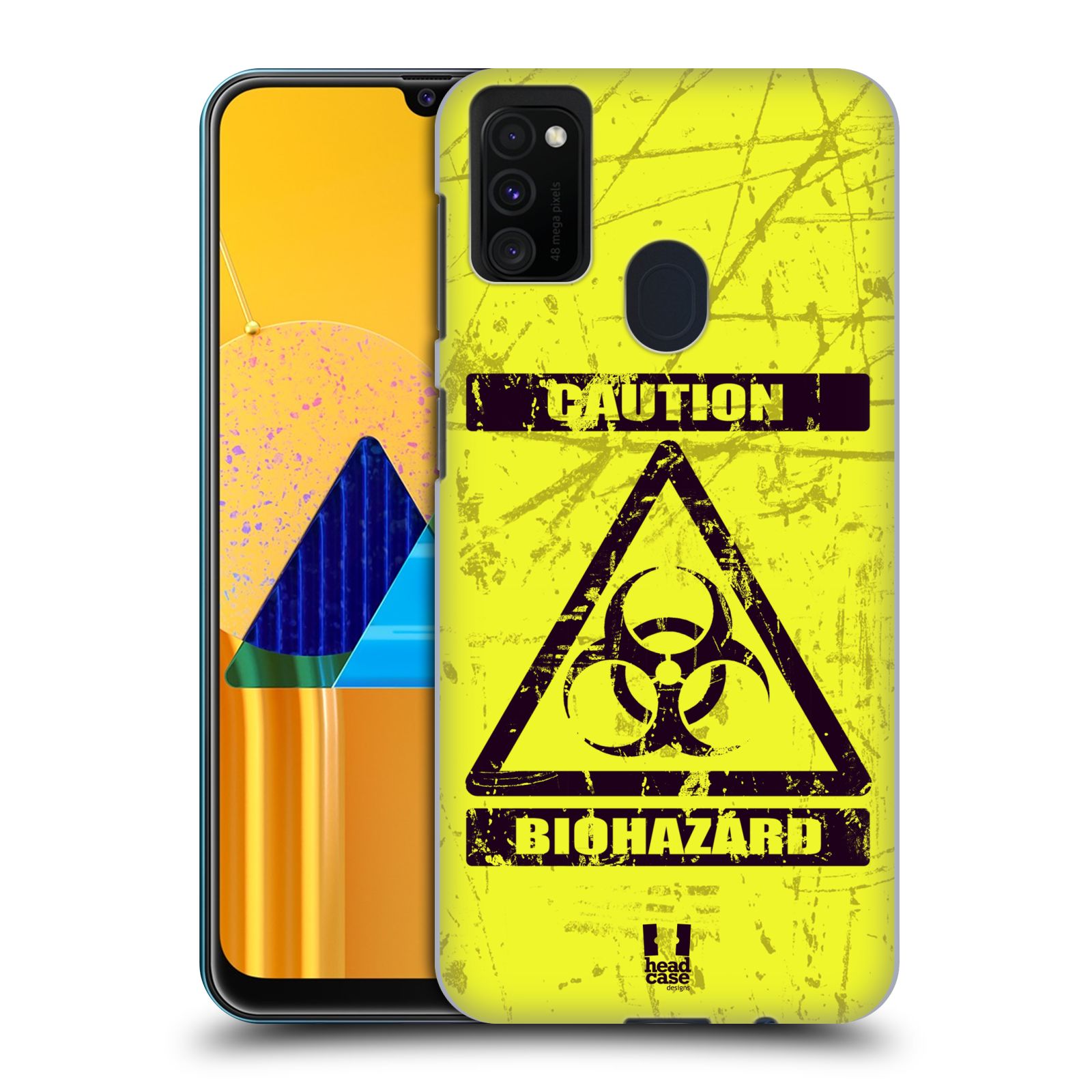 Pouzdro na mobil Samsung Galaxy M21 - HEAD CASE - Biohazard