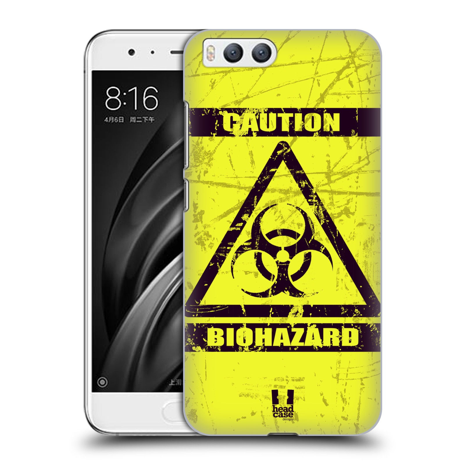 Pouzdro na mobil Xiaomi MI6 - HEAD CASE - Biohazard