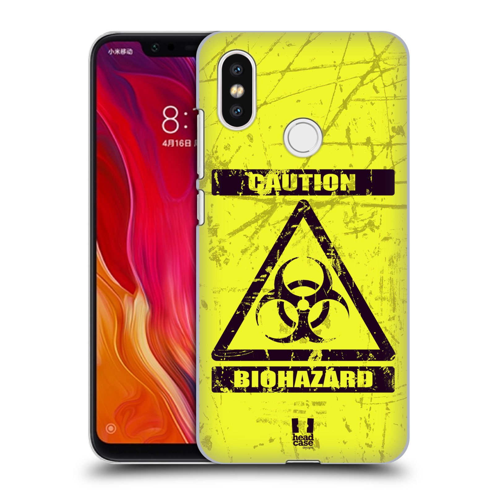 Pouzdro na mobil Xiaomi  Mi 8 - HEAD CASE - Biohazard
