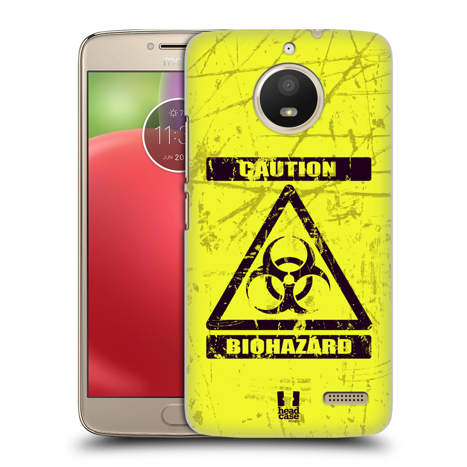 Pouzdro na mobil Lenovo Moto E4 - HEAD CASE - Biohazard