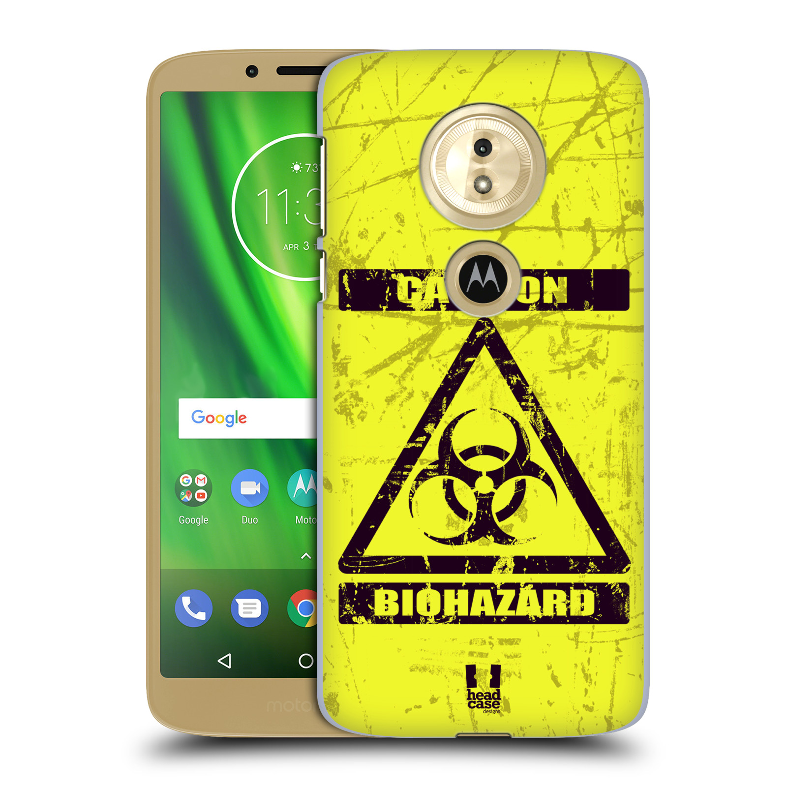 Pouzdro na mobil Motorola Moto E5 - HEAD CASE - Biohazard