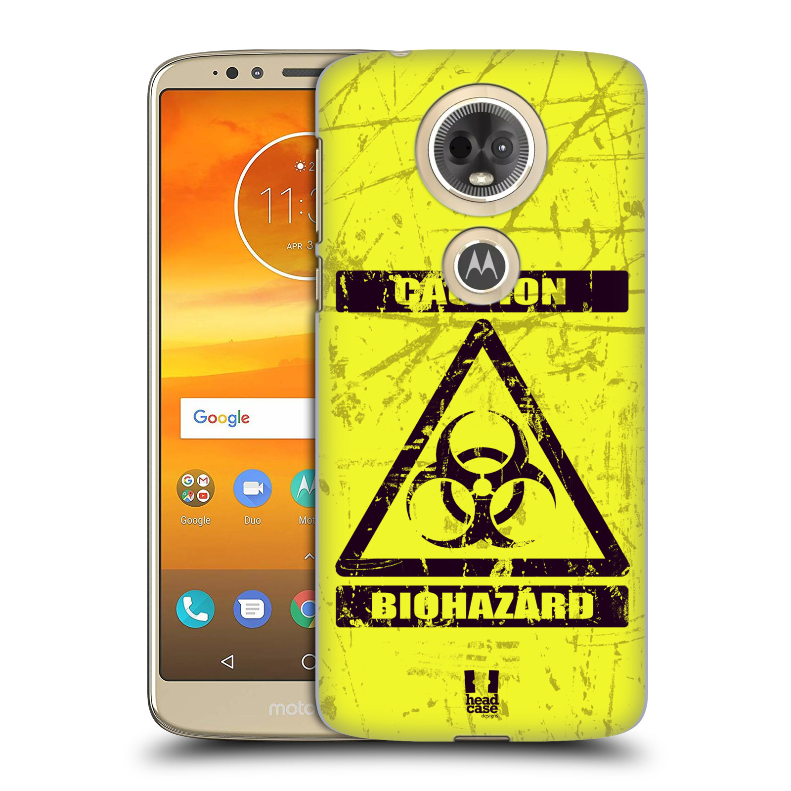 Pouzdro na mobil Motorola Moto E5 PLUS - HEAD CASE - Biohazard