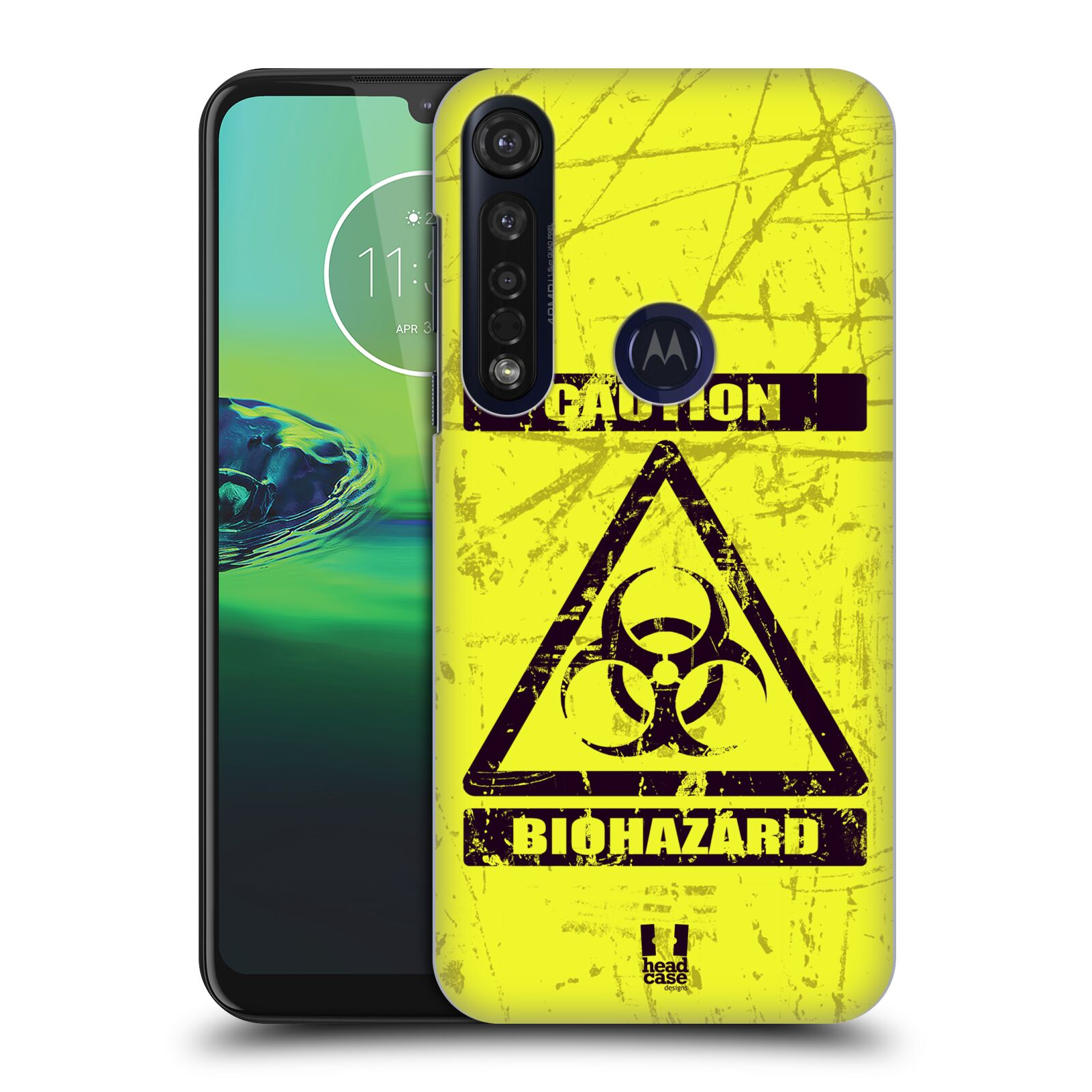 Pouzdro na mobil Motorola Moto G8 PLUS - HEAD CASE - Biohazard
