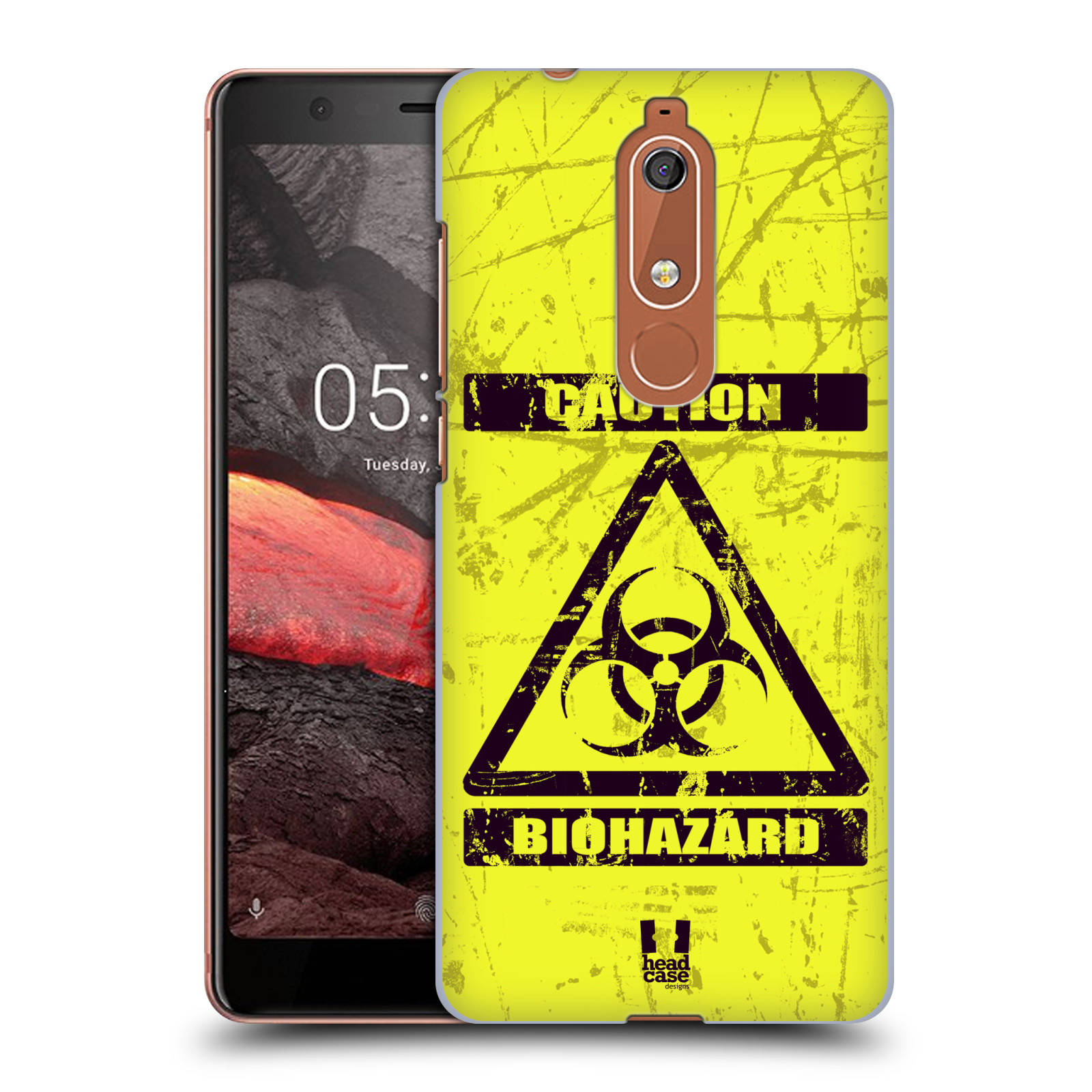 Pouzdro na mobil Nokia 5.1 - HEAD CASE - Biohazard