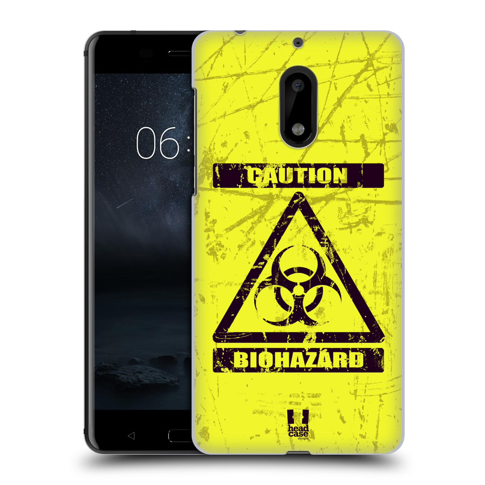 Pouzdro na mobil Nokia 6 - HEAD CASE - Biohazard