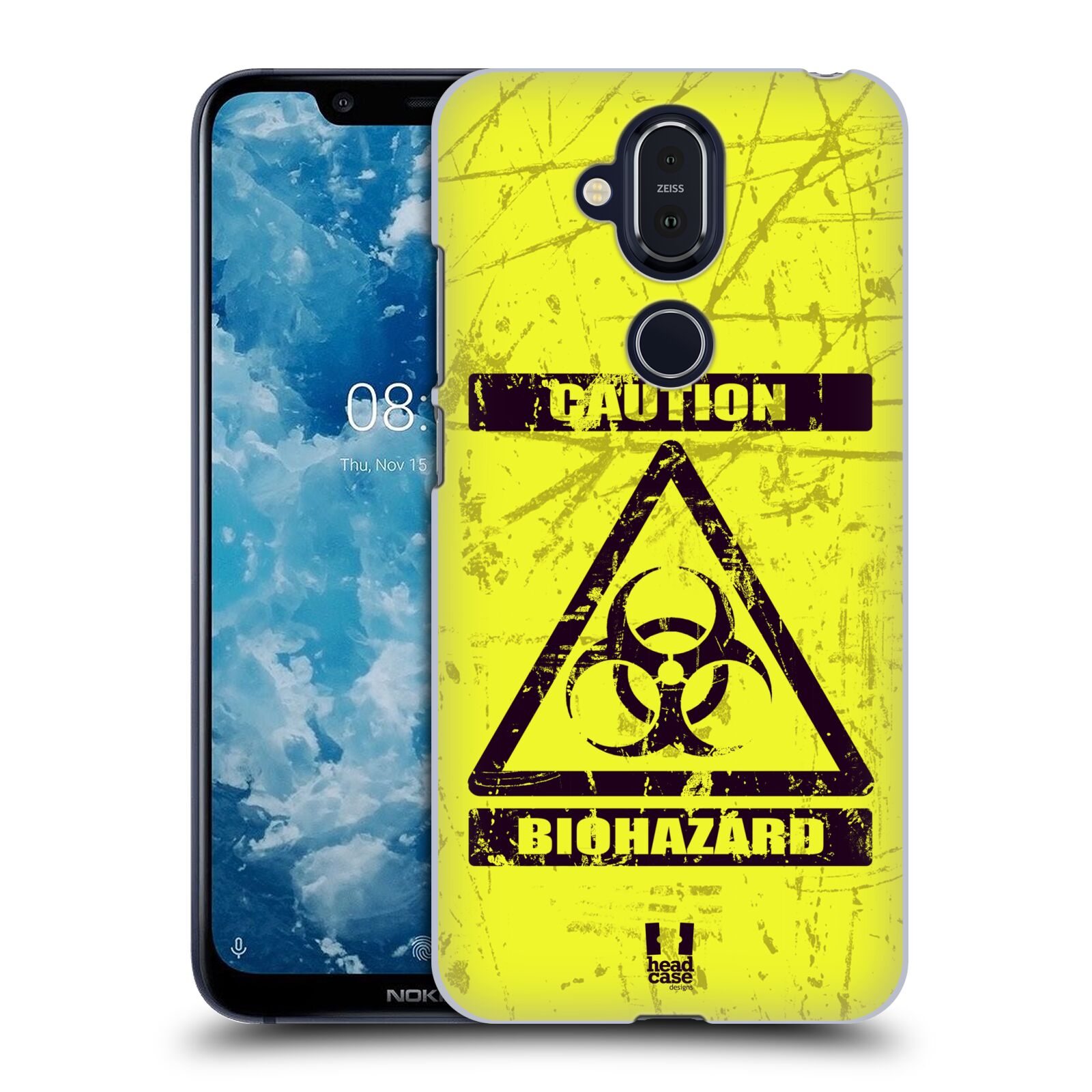 Pouzdro na mobil NOKIA 8.1 - HEAD CASE - Biohazard