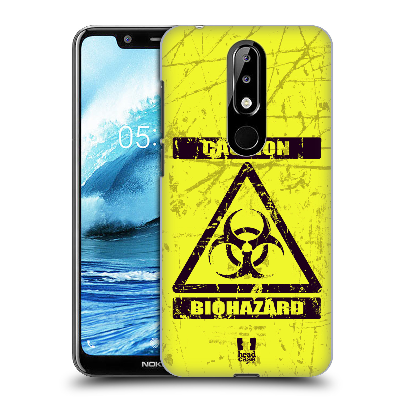 Pouzdro na mobil Nokia 5.1 PLUS - HEAD CASE - Biohazard