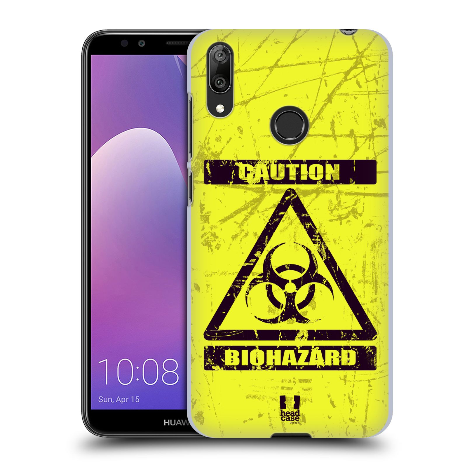 Pouzdro na mobil Huawei Y7 2019 - HEAD CASE - Biohazard