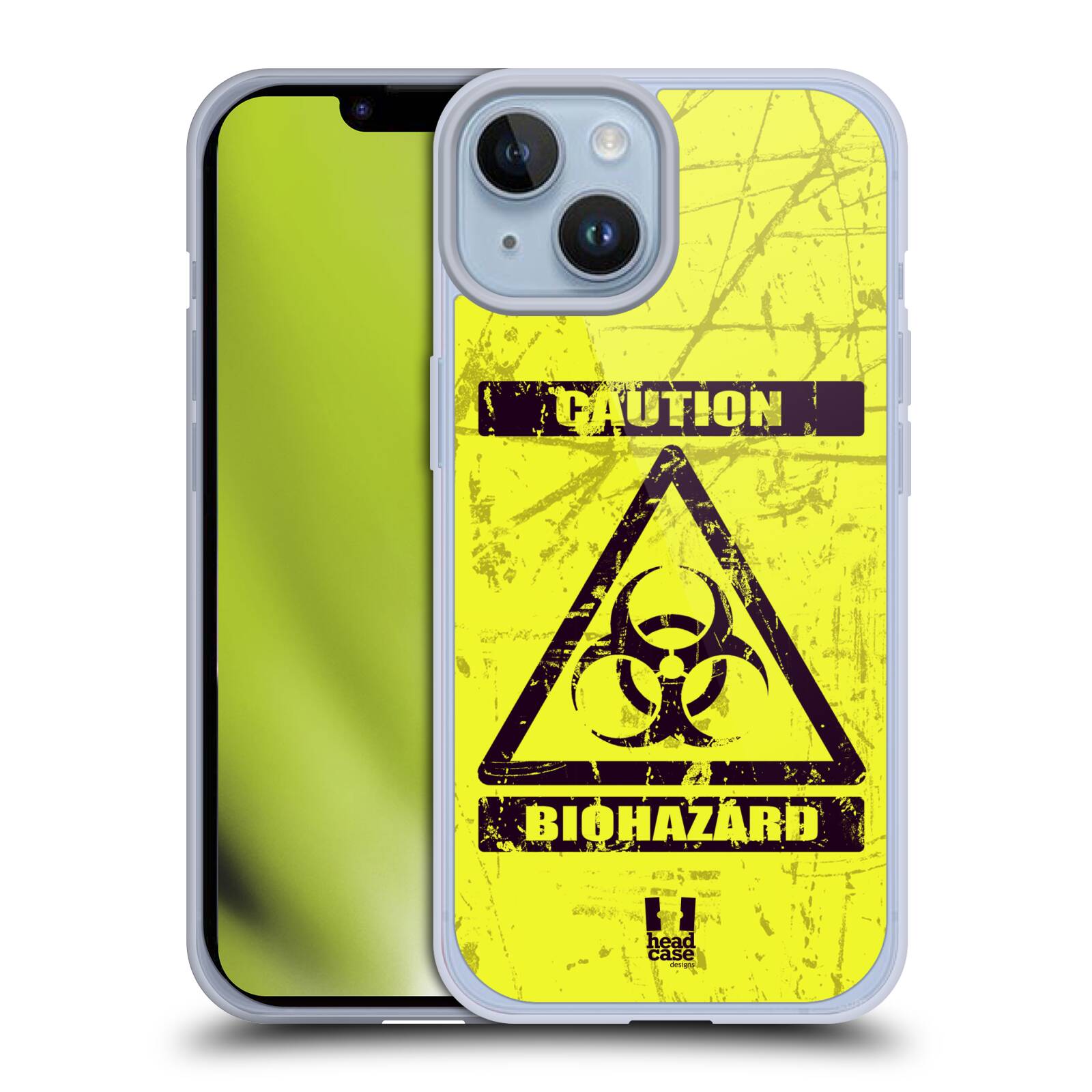 Pouzdro na mobil Apple Iphone 14 - HEAD CASE - Biohazard