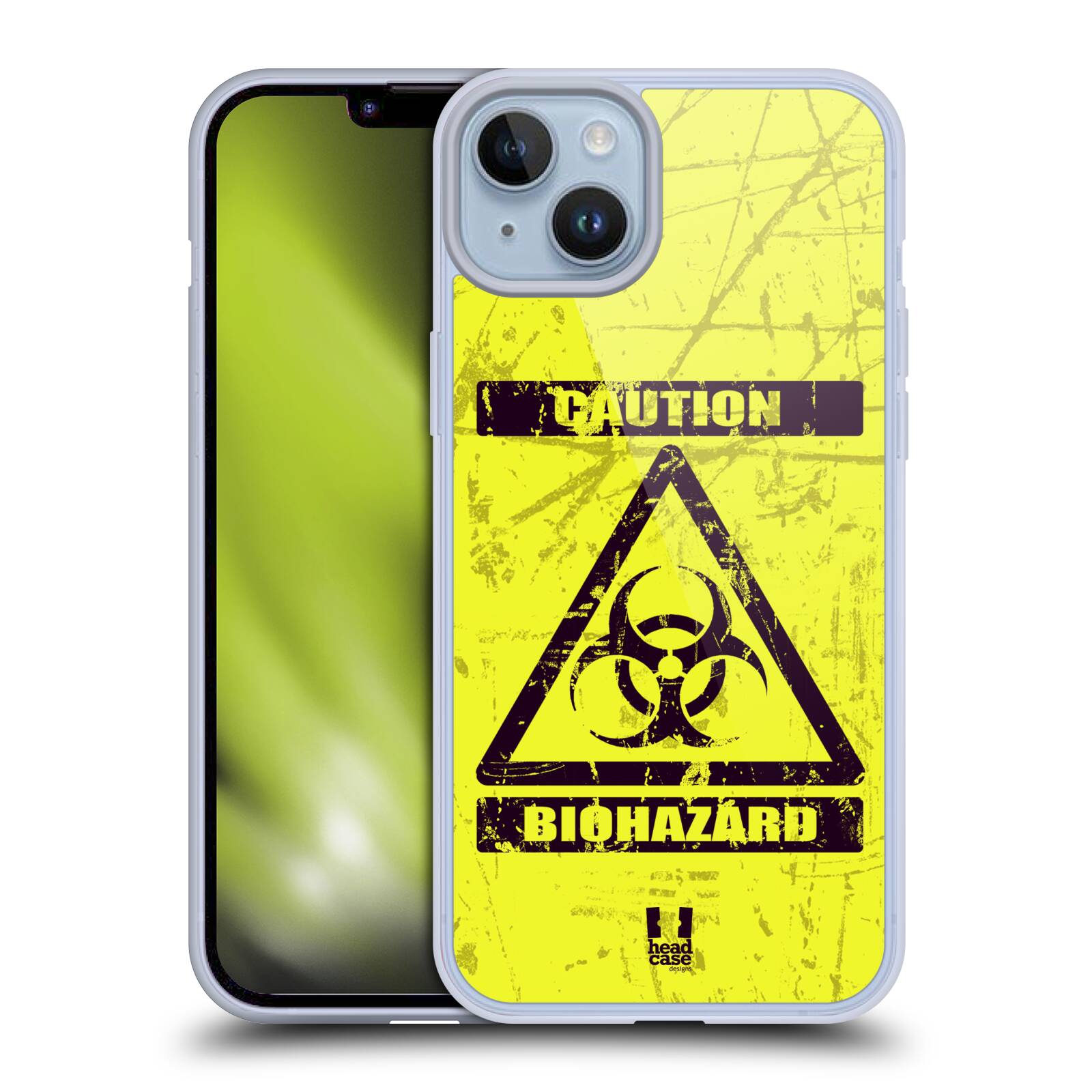 Pouzdro na mobil Apple Iphone 14 PLUS - HEAD CASE - Biohazard