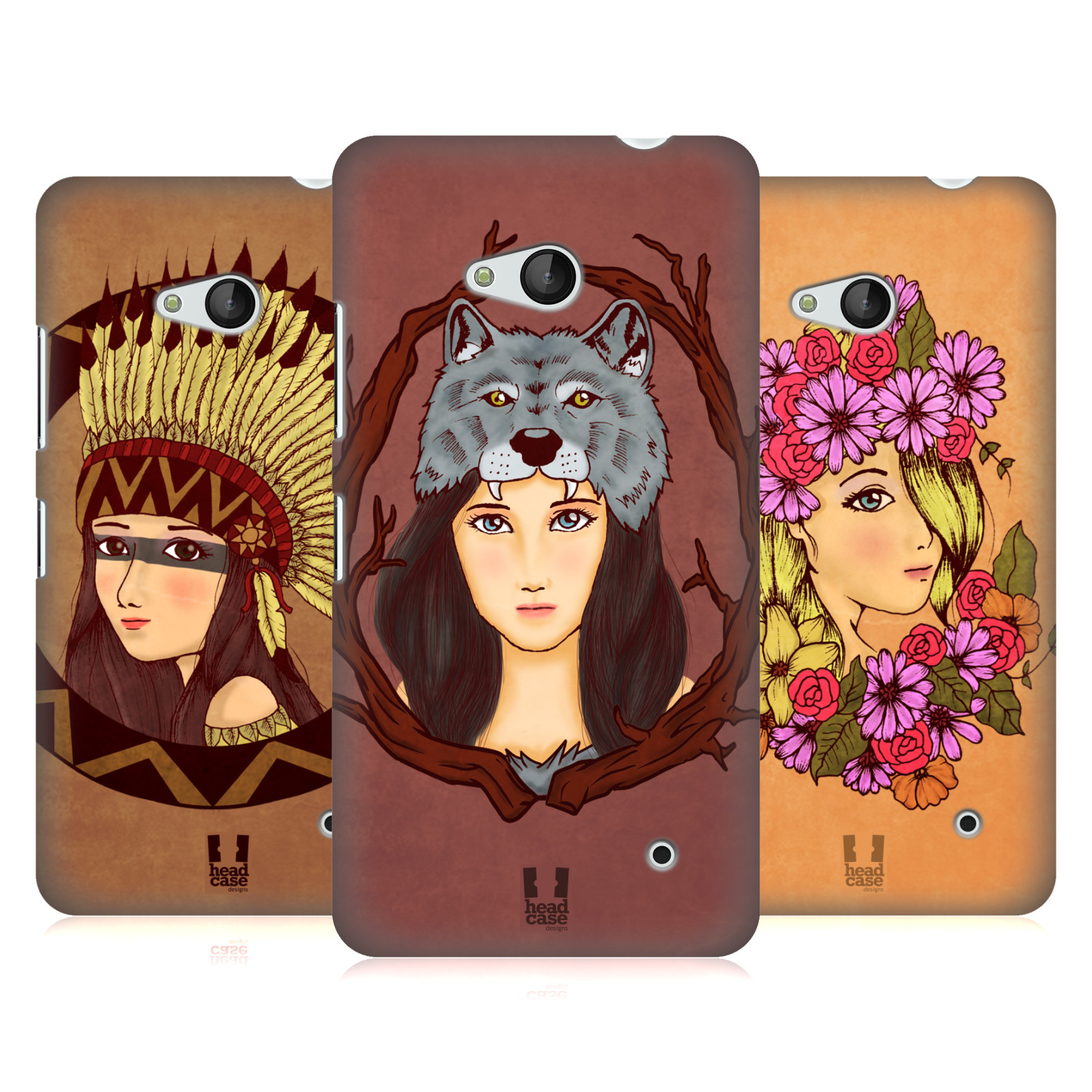 HEAD-CASE-DESIGNS-HEADDRESS-CHIC-HARD-BACK-CASE-FOR-MICROSOFT-PHONES