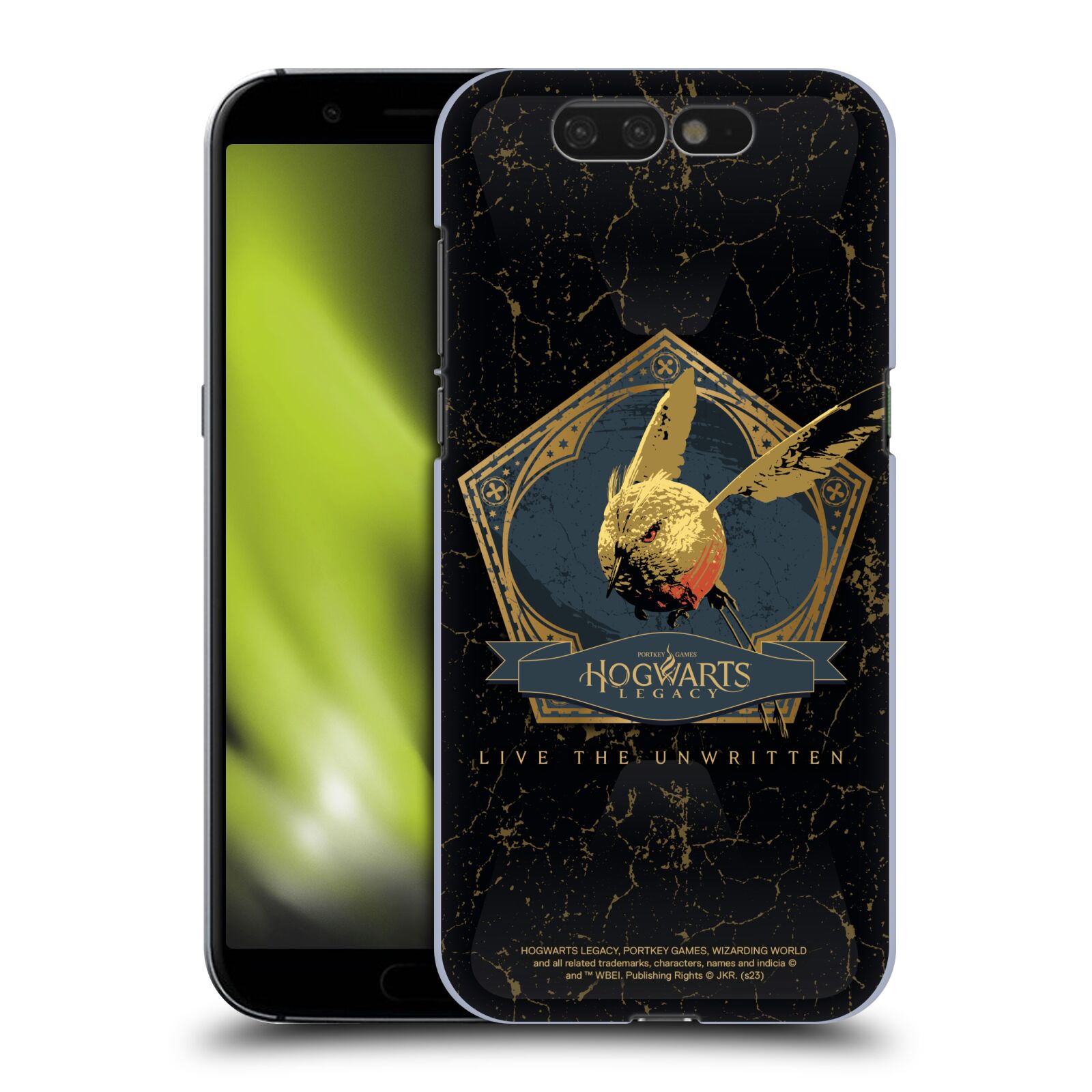 Obal na mobil Xiaomi Black Shark - HEAD CASE - Hogwarts Legacy - zlatý ptáček