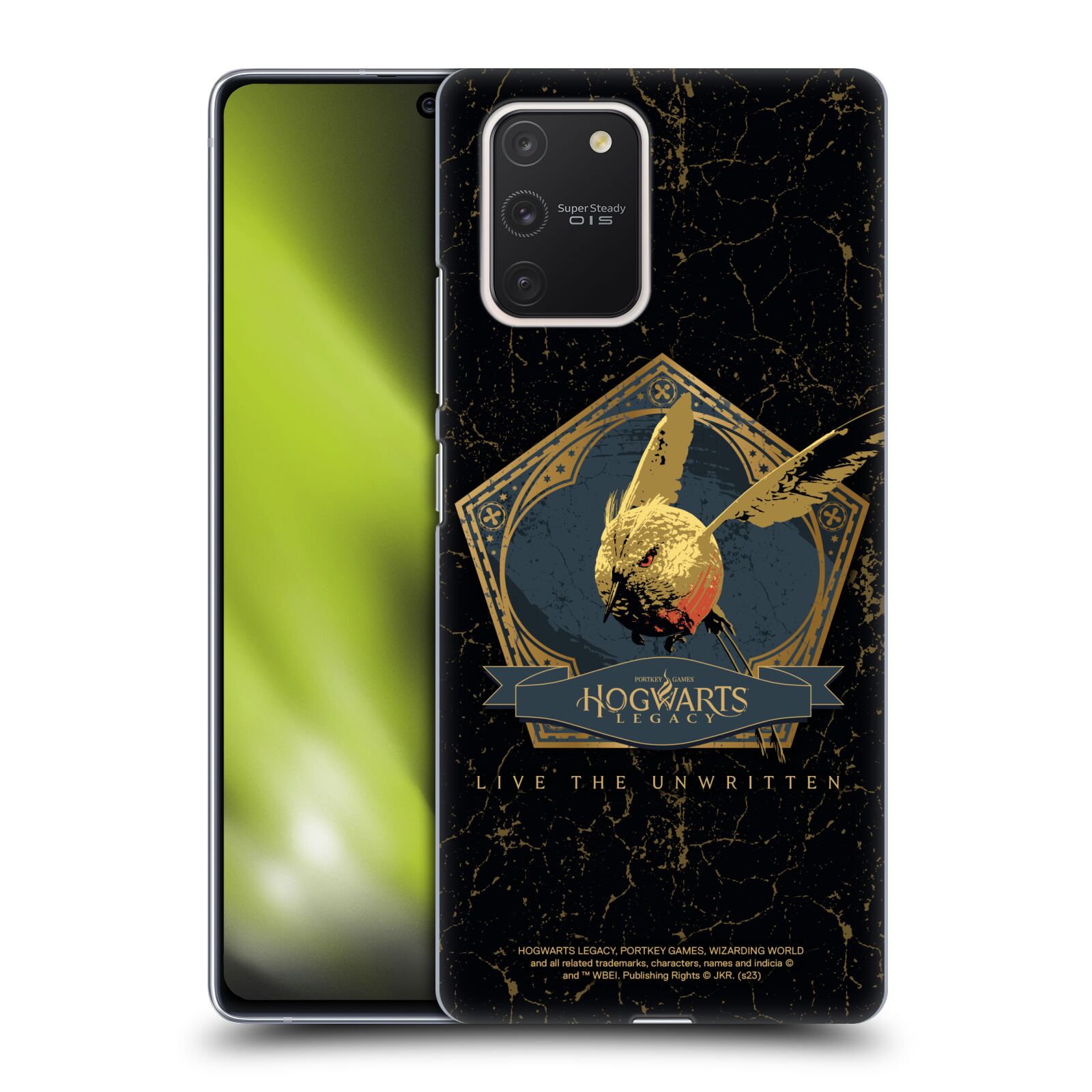 Obal na mobil Samsung Galaxy S10 LITE - HEAD CASE - Hogwarts Legacy - zlatý ptáček