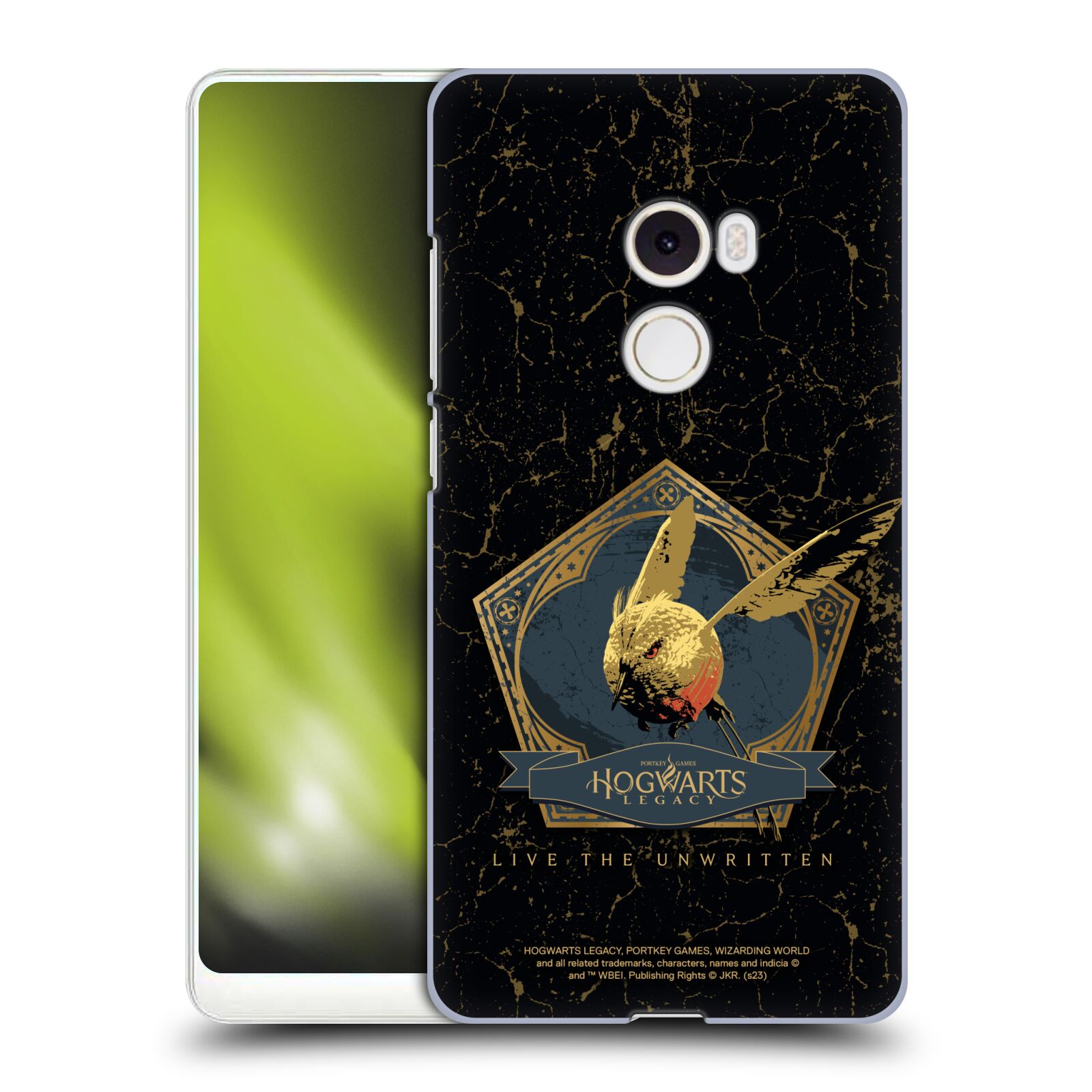Obal na mobil Xiaomi Mi Mix 2 - HEAD CASE - Hogwarts Legacy - zlatý ptáček