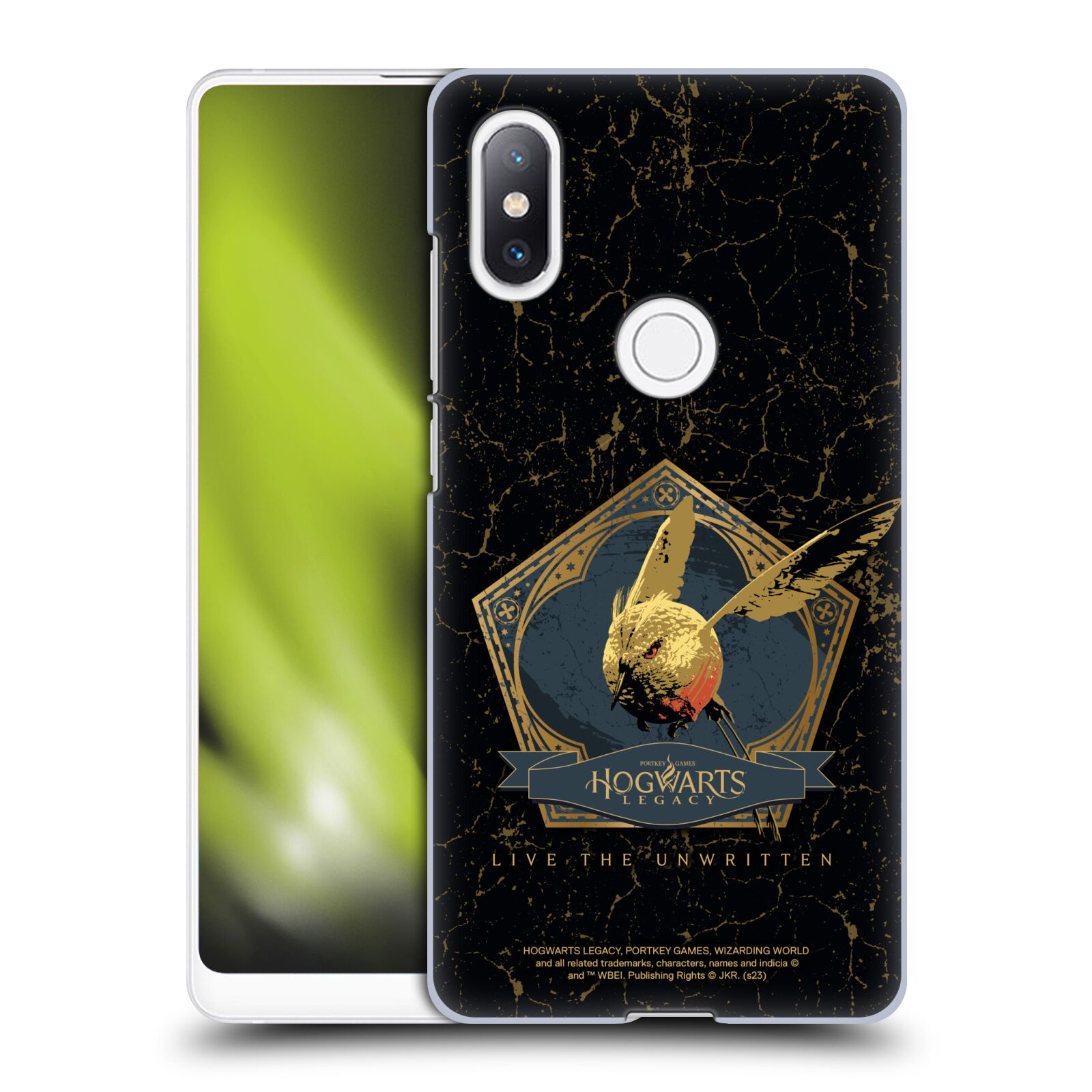 Obal na mobil Xiaomi Mi Mix 2S - HEAD CASE - Hogwarts Legacy - zlatý ptáček