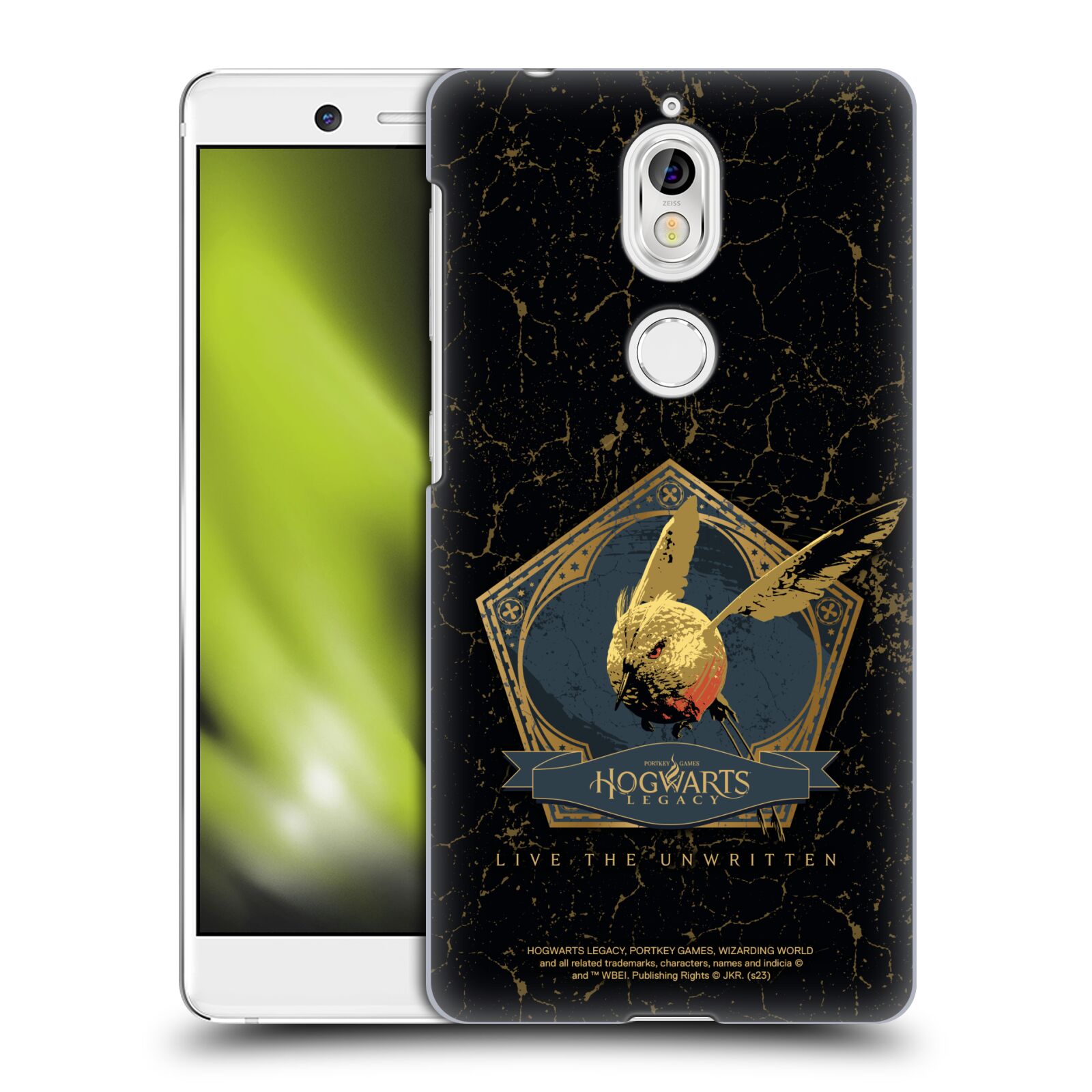 Obal na mobil Nokia 7 - HEAD CASE - Hogwarts Legacy - zlatý ptáček